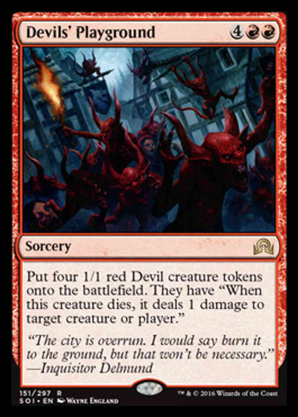 Devils' Playground magic card front