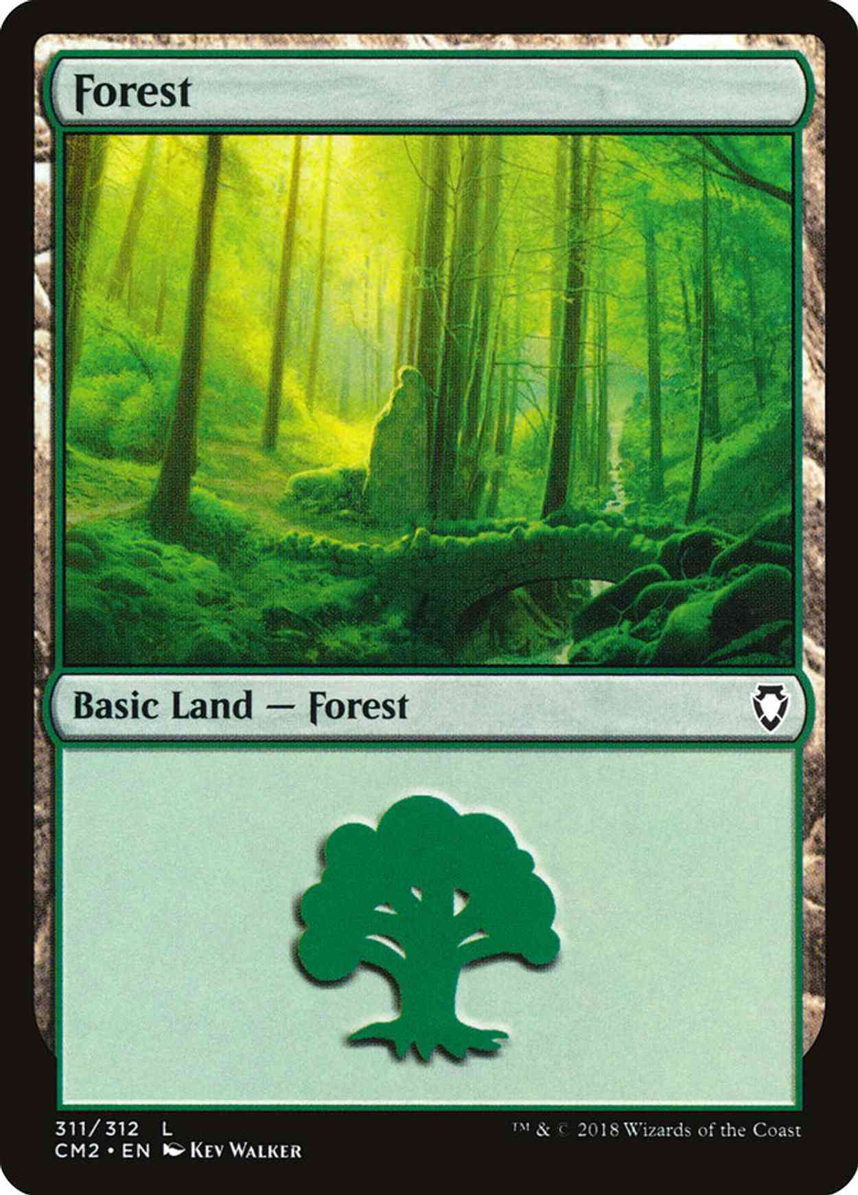 Forest (311) magic card front