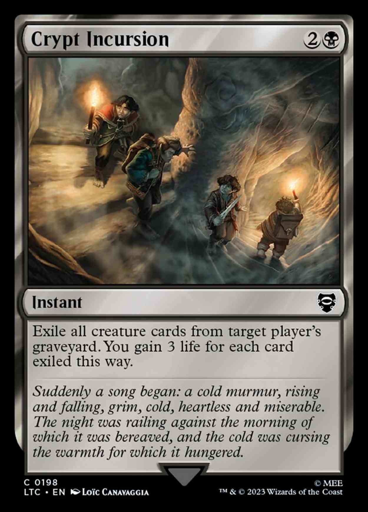Crypt Incursion magic card front