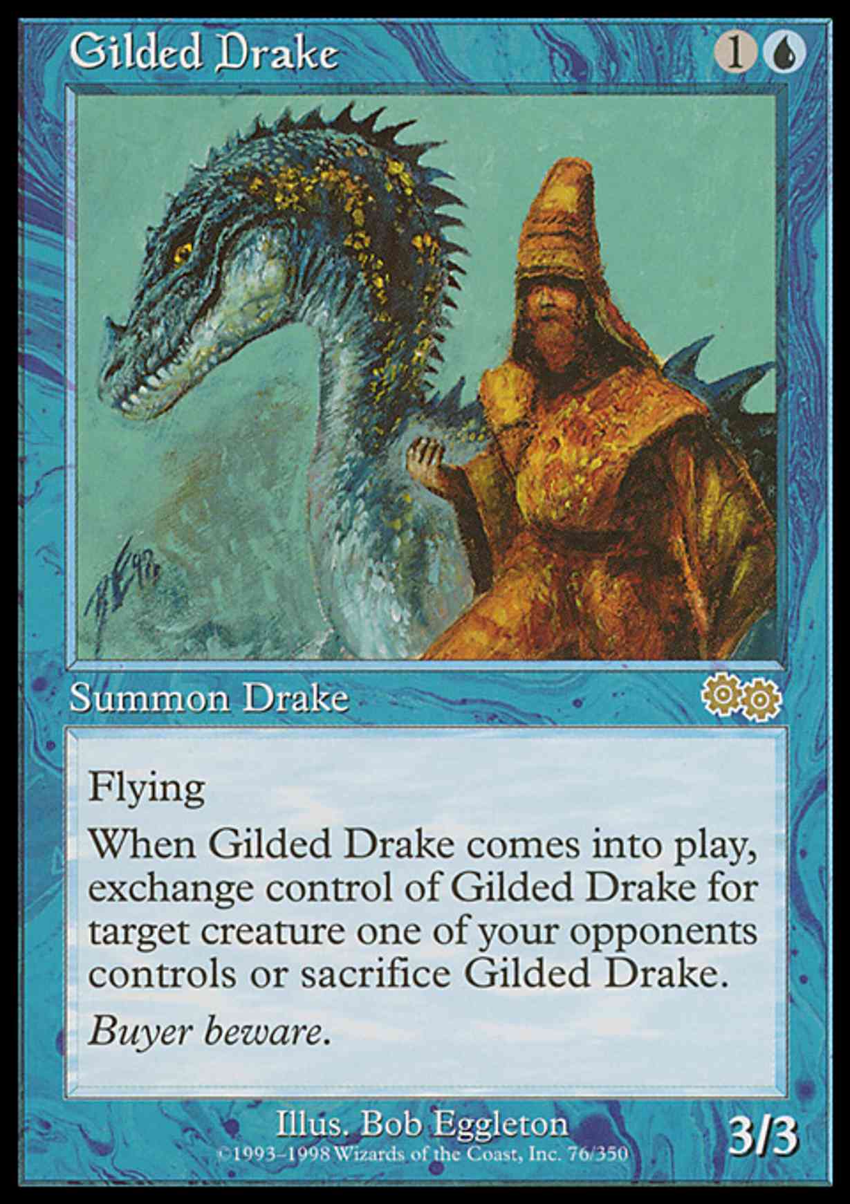 Gilded Drake magic card front