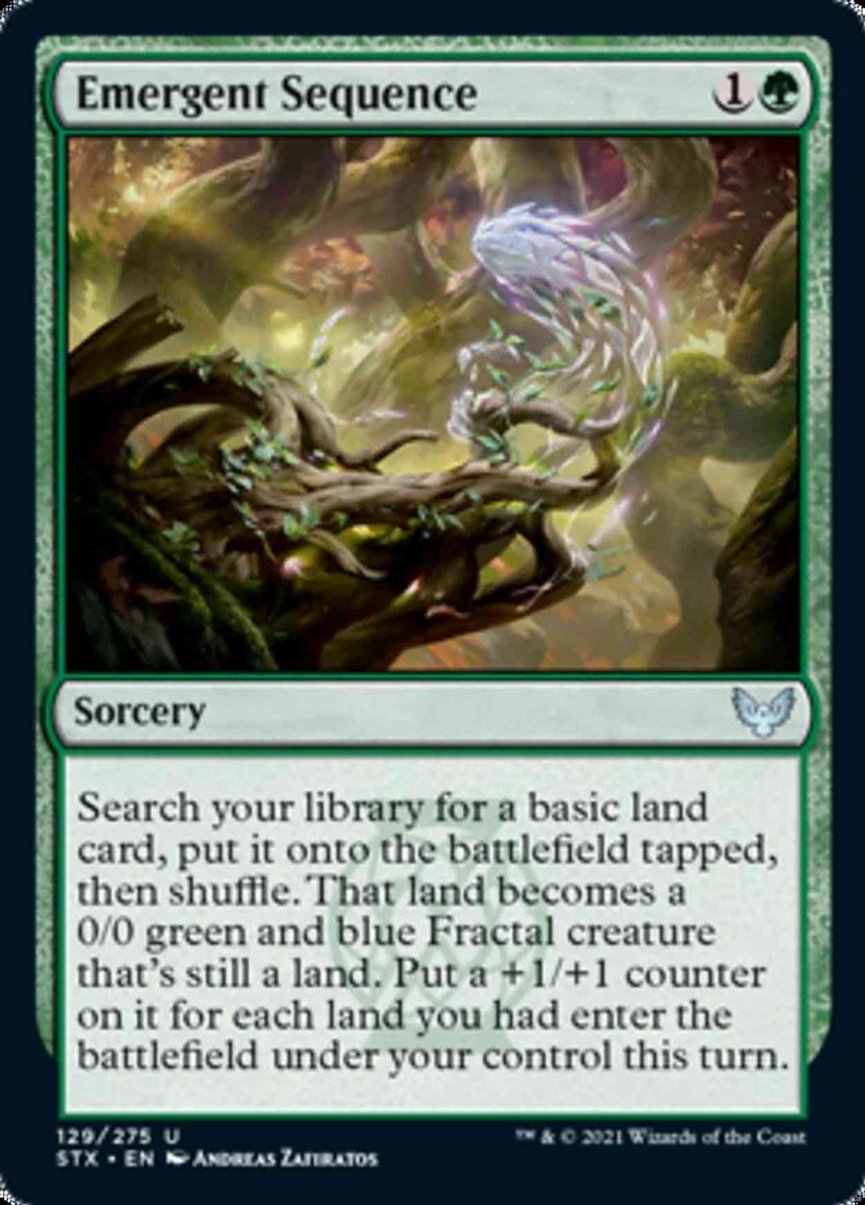 Emergent Sequence magic card front