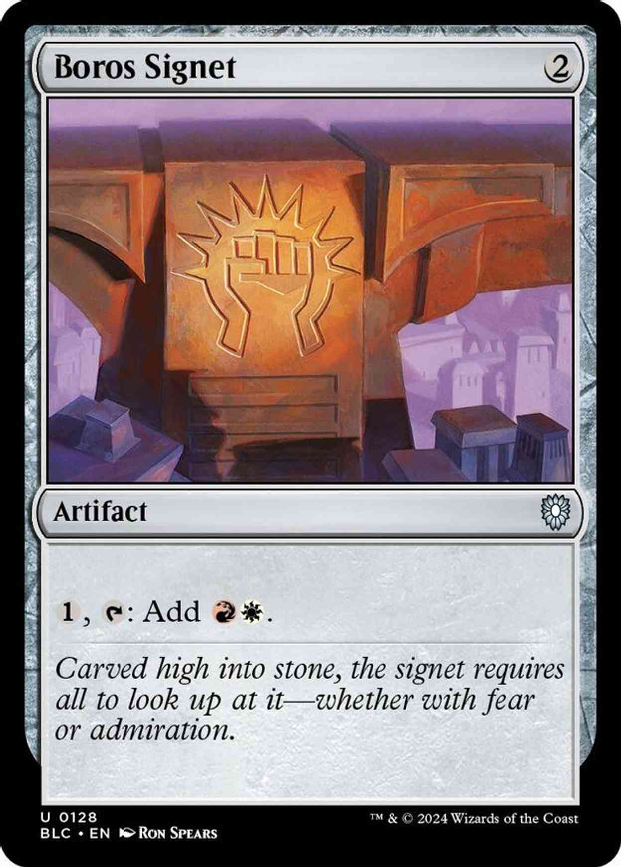 Boros Signet magic card front