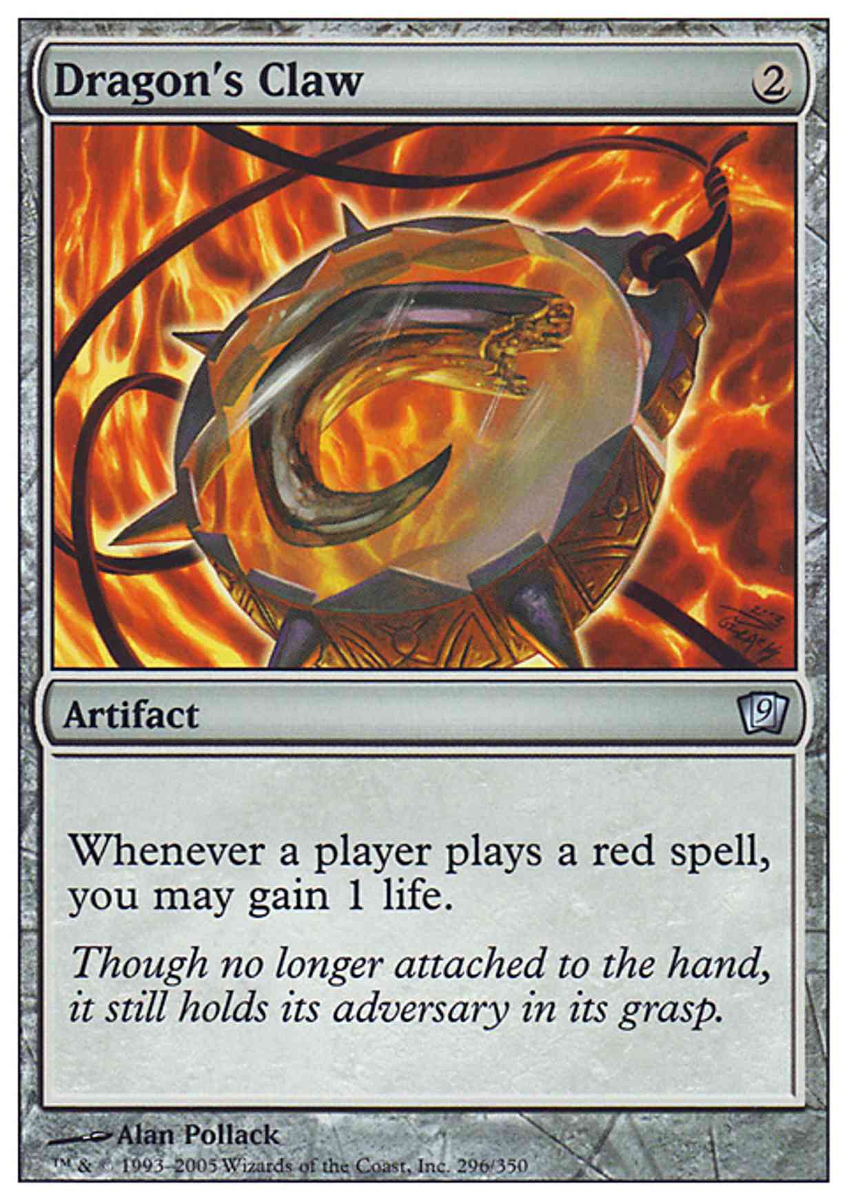 Dragon's Claw magic card front