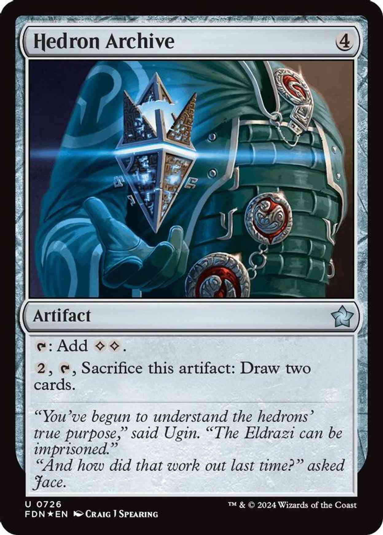 Hedron Archive magic card front