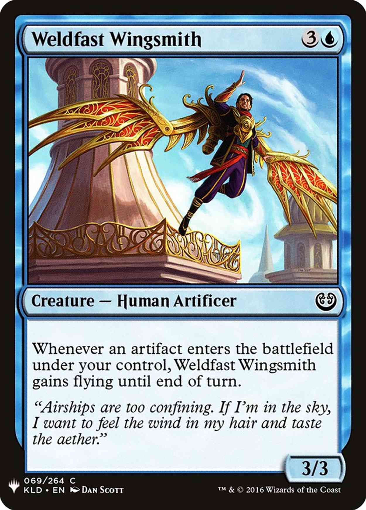 Weldfast Wingsmith magic card front