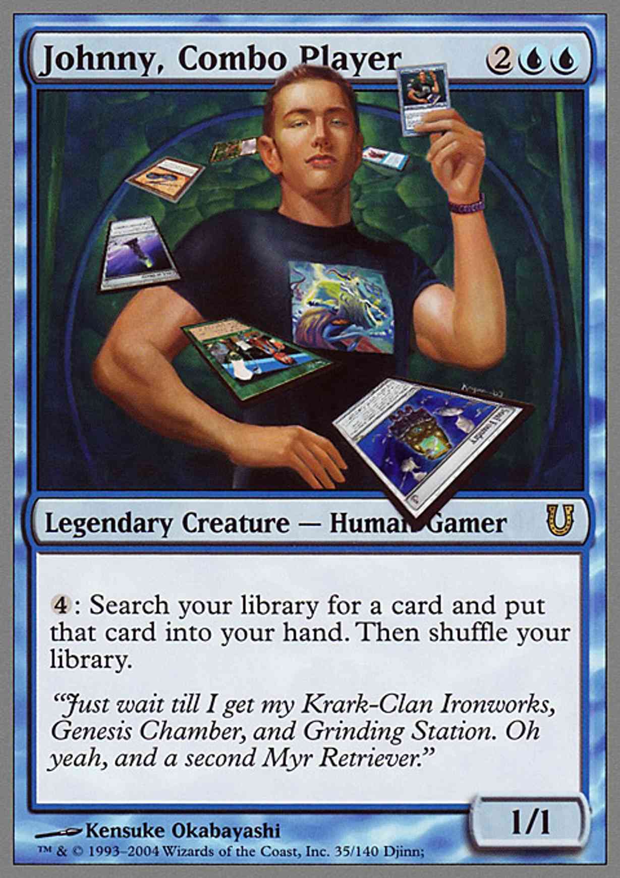 Johnny, Combo Player magic card front