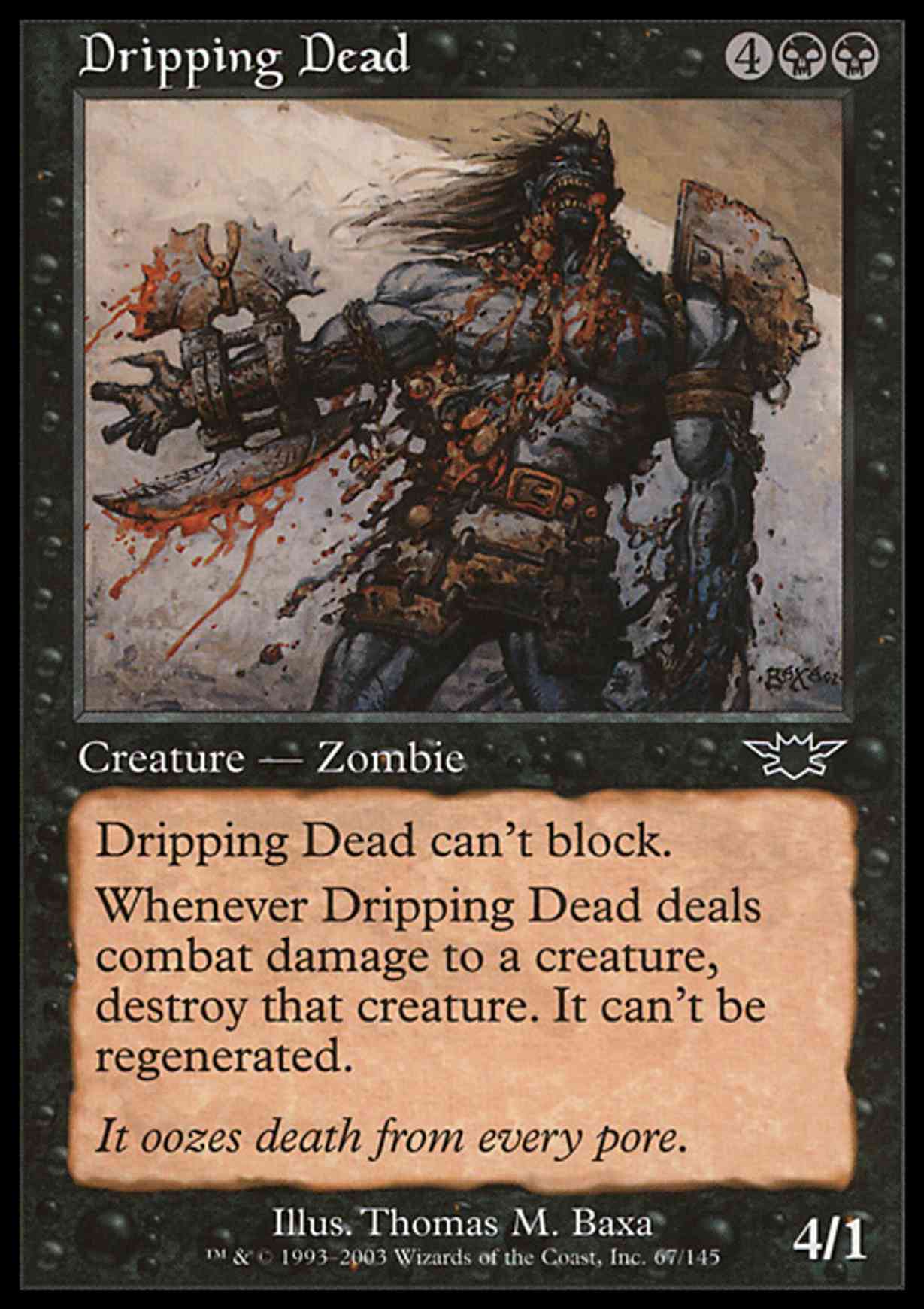 Dripping Dead magic card front