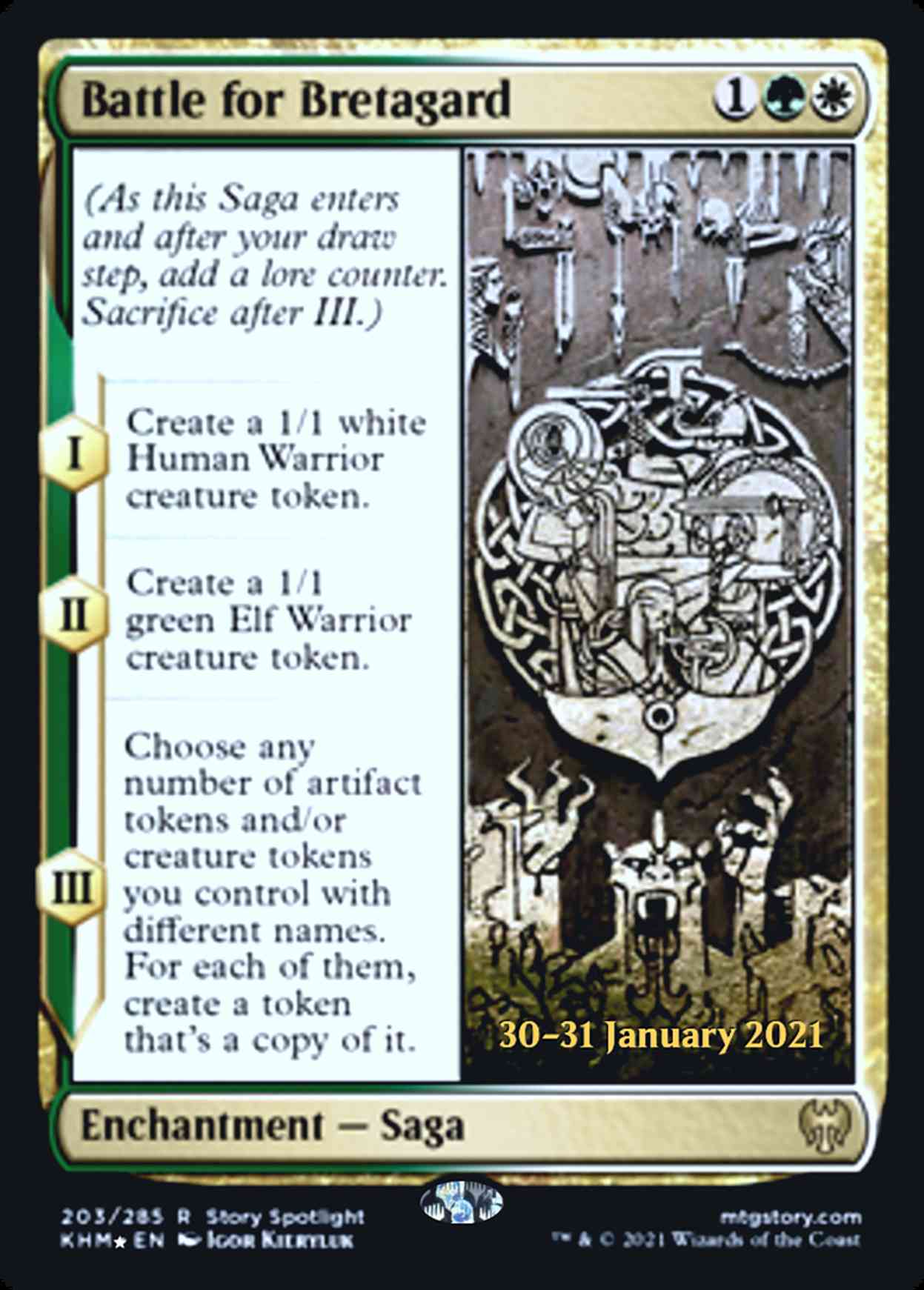 Battle for Bretagard magic card front