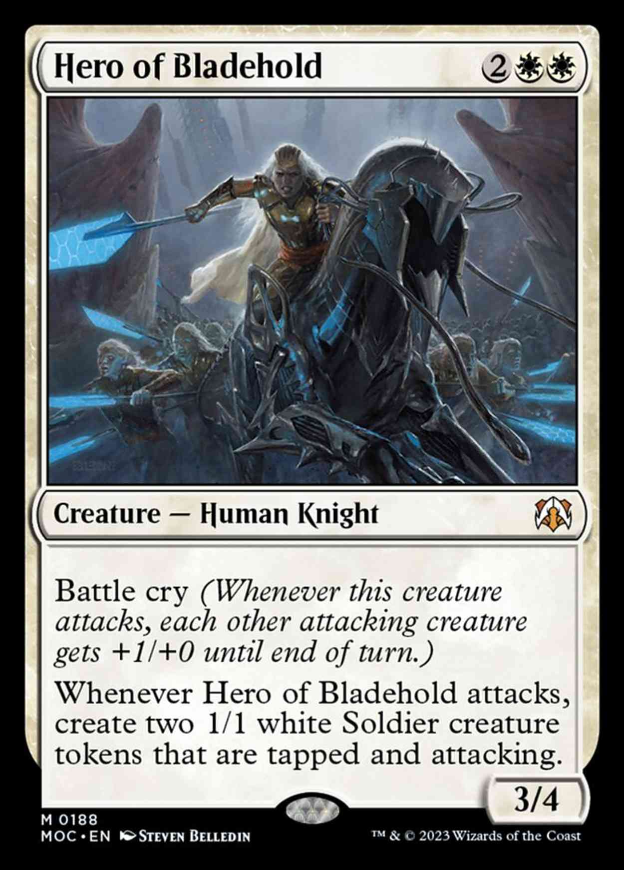 Hero of Bladehold magic card front