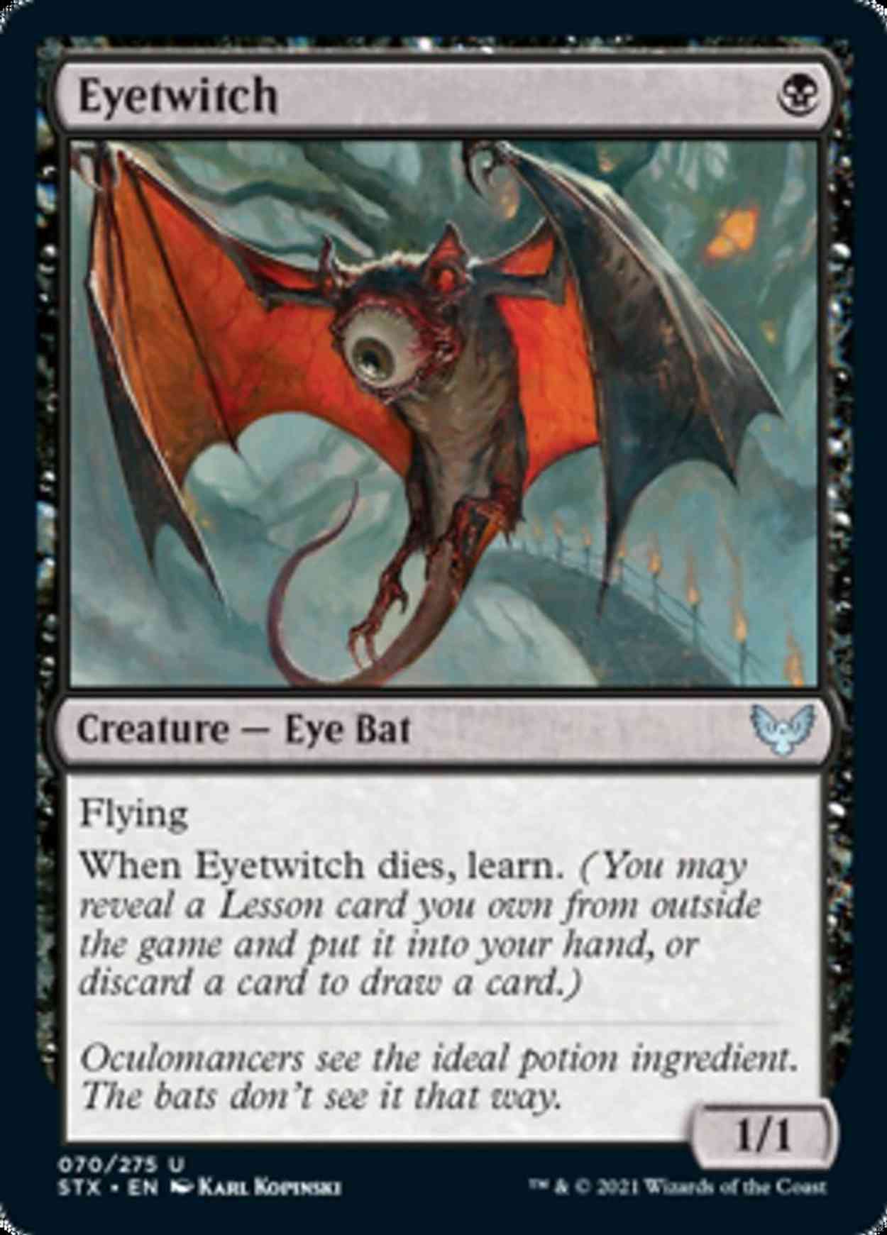 Eyetwitch magic card front