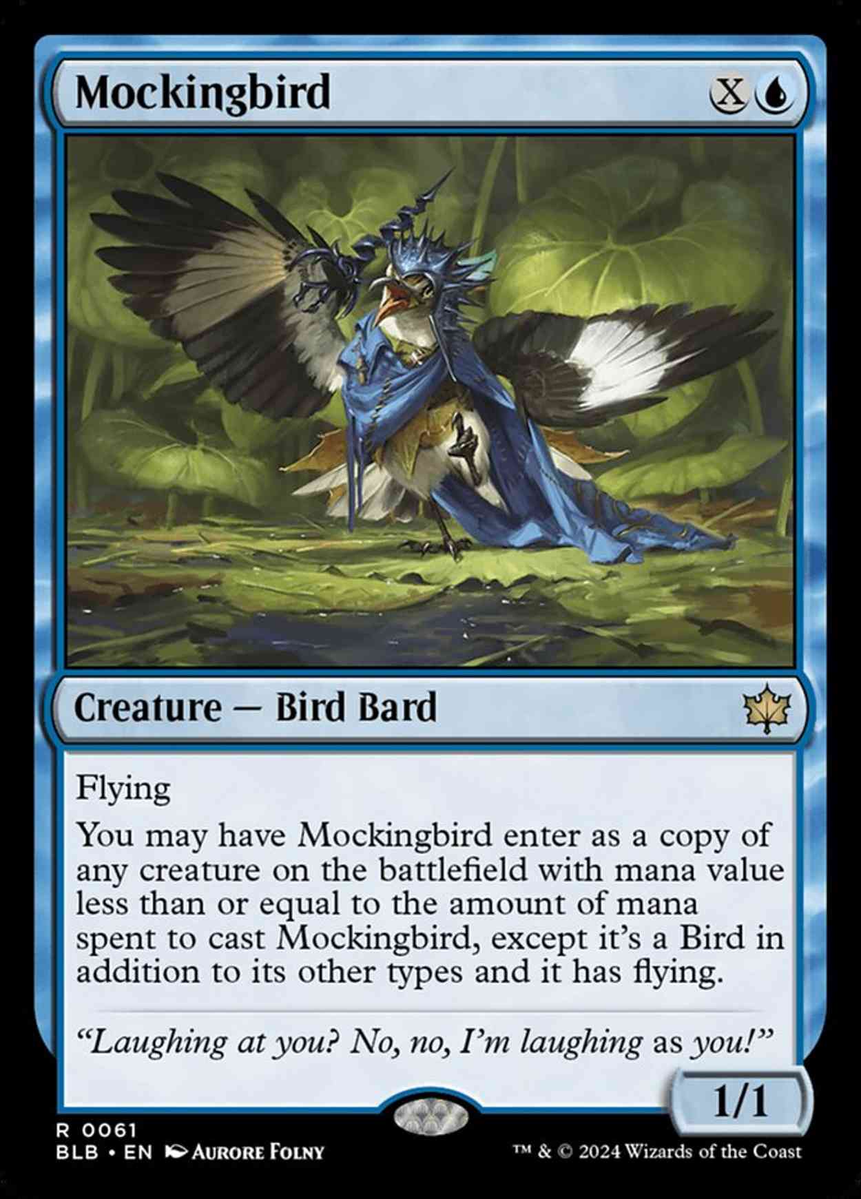 Mockingbird magic card front