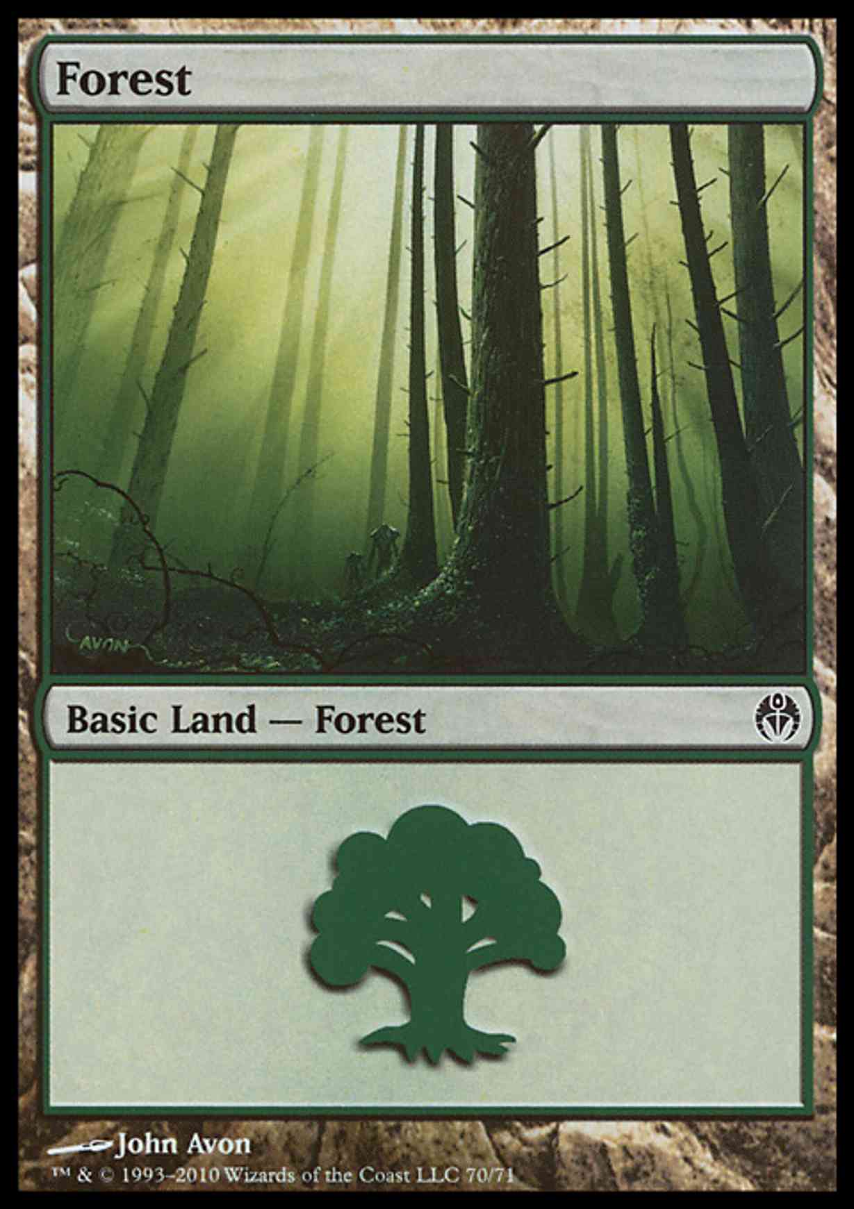 Forest (70)  magic card front