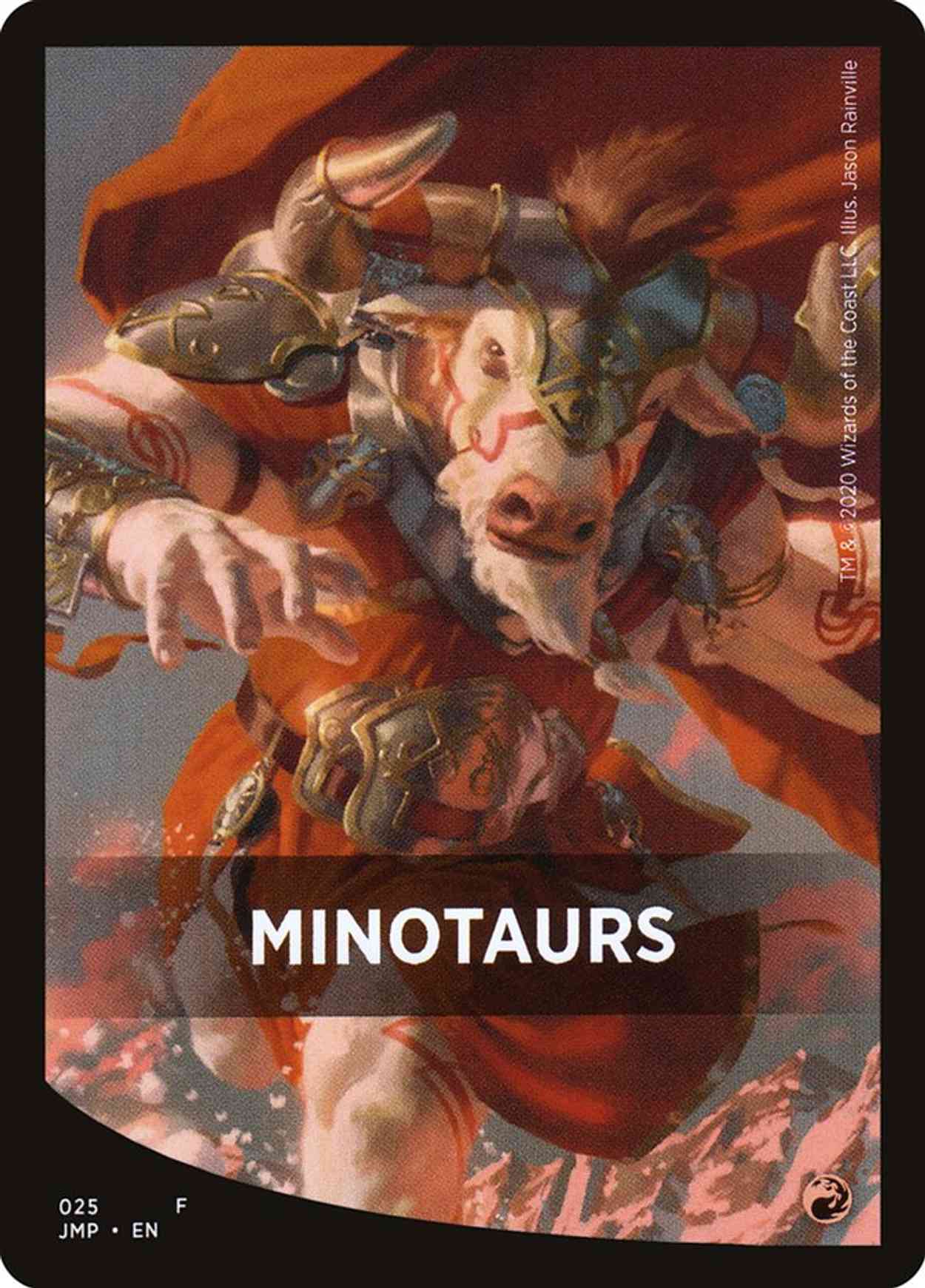 Minotaurs Theme Card magic card front