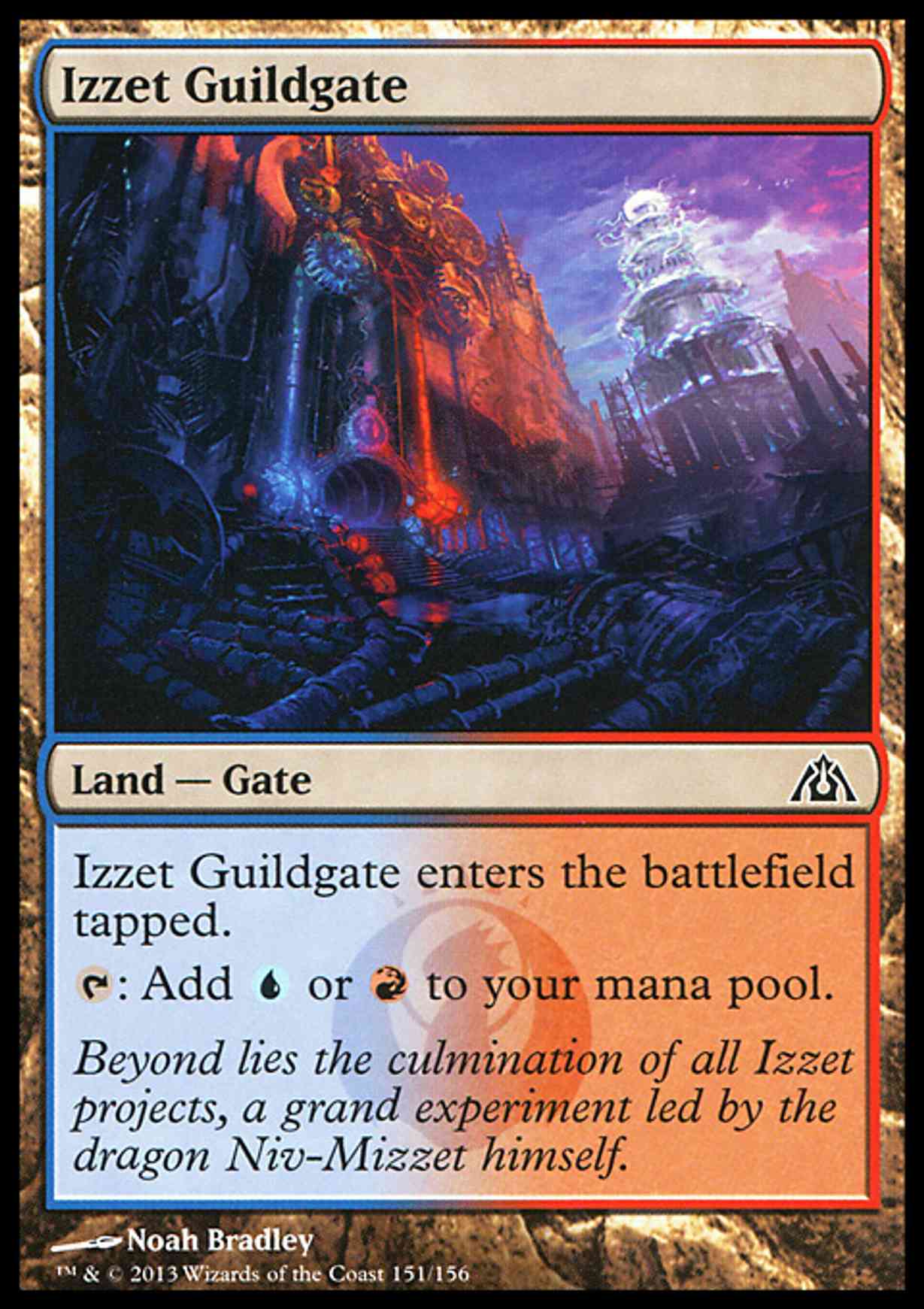 Izzet Guildgate magic card front