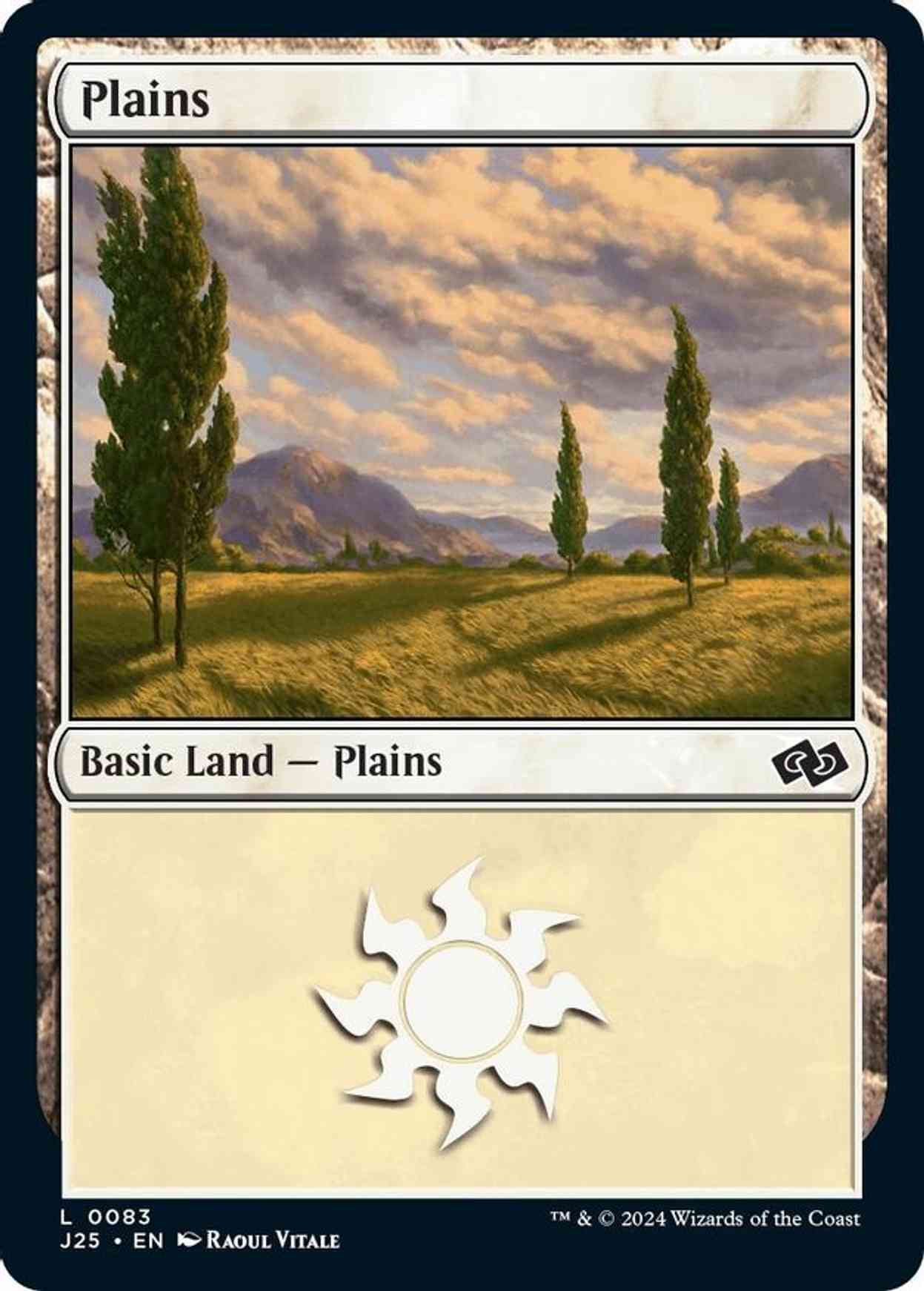 Plains (0083) magic card front