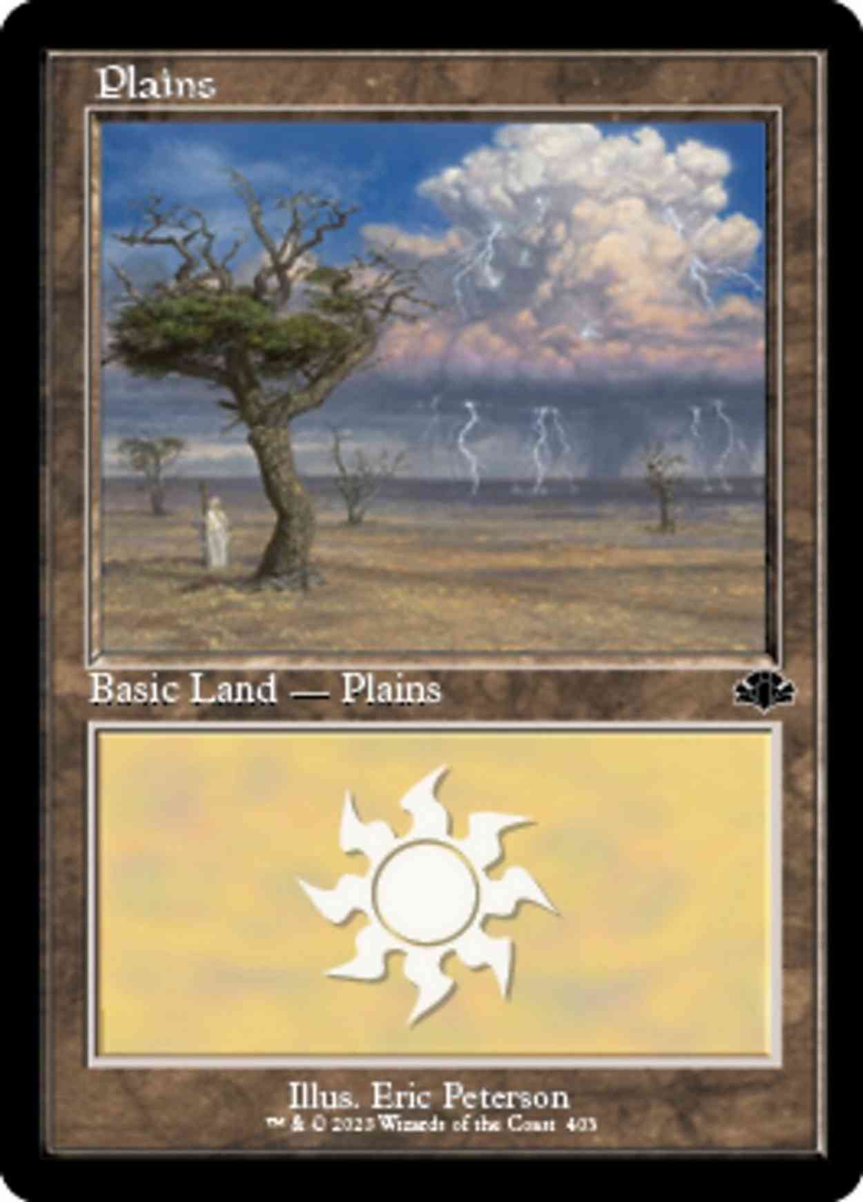 Plains (403) (Retro Frame) magic card front