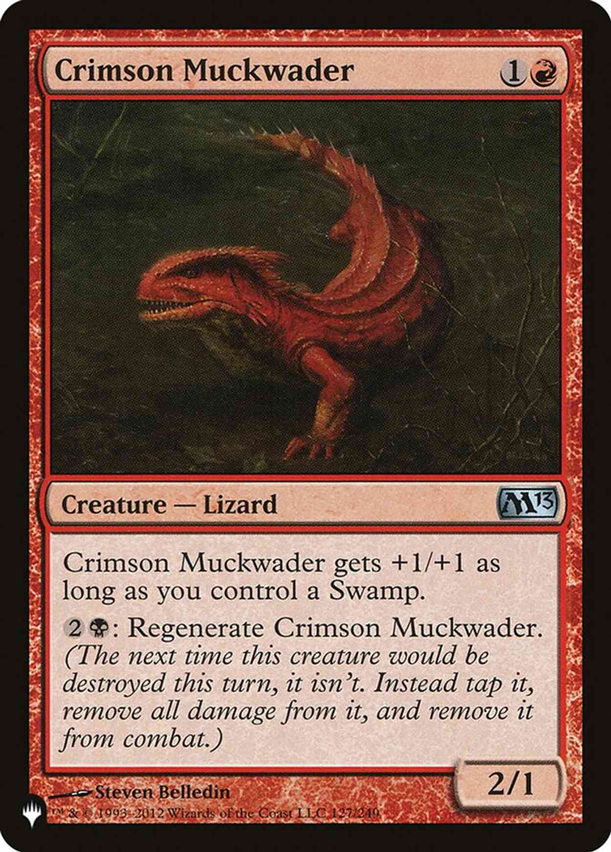 Crimson Muckwader magic card front