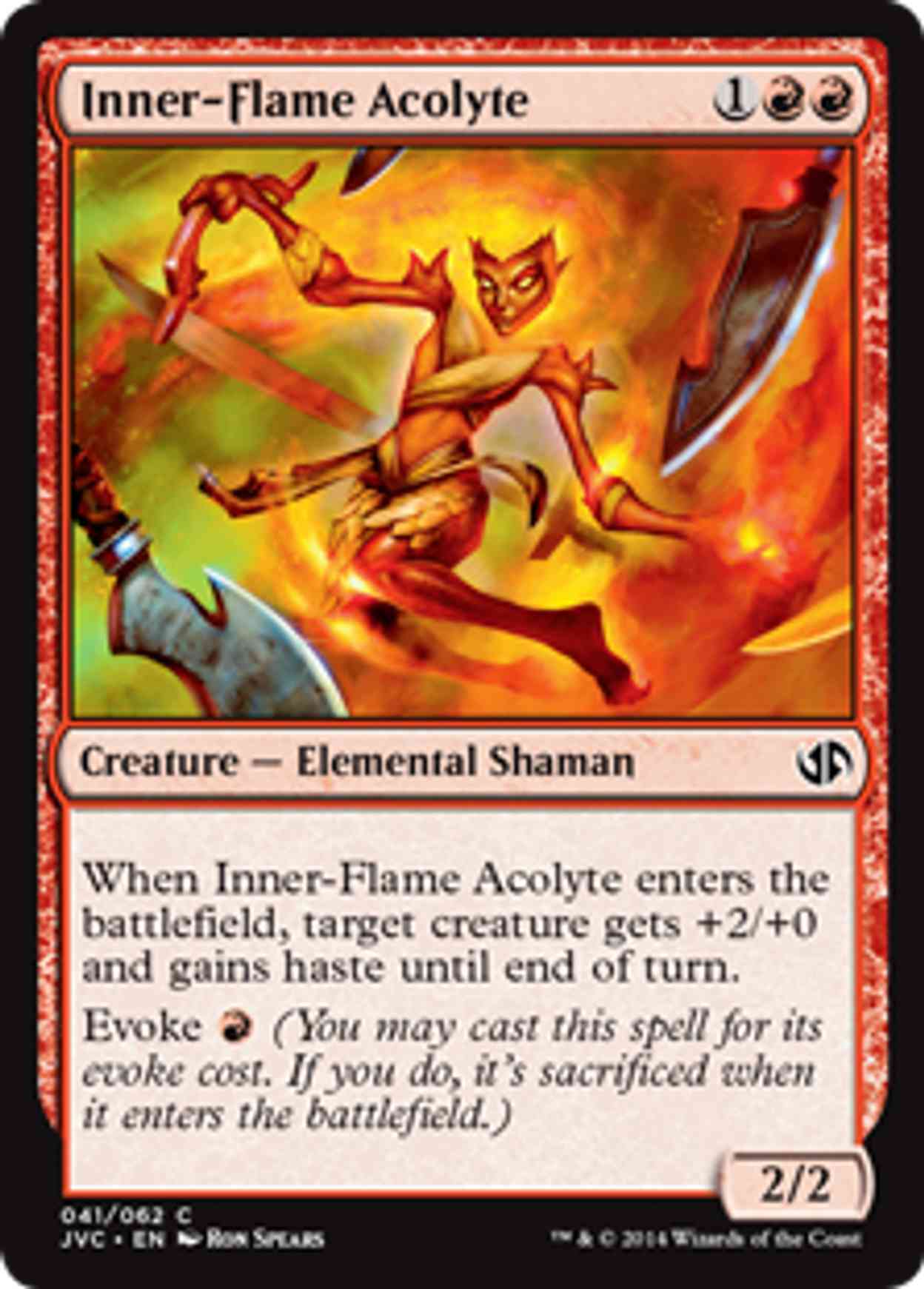 Inner-Flame Acolyte magic card front