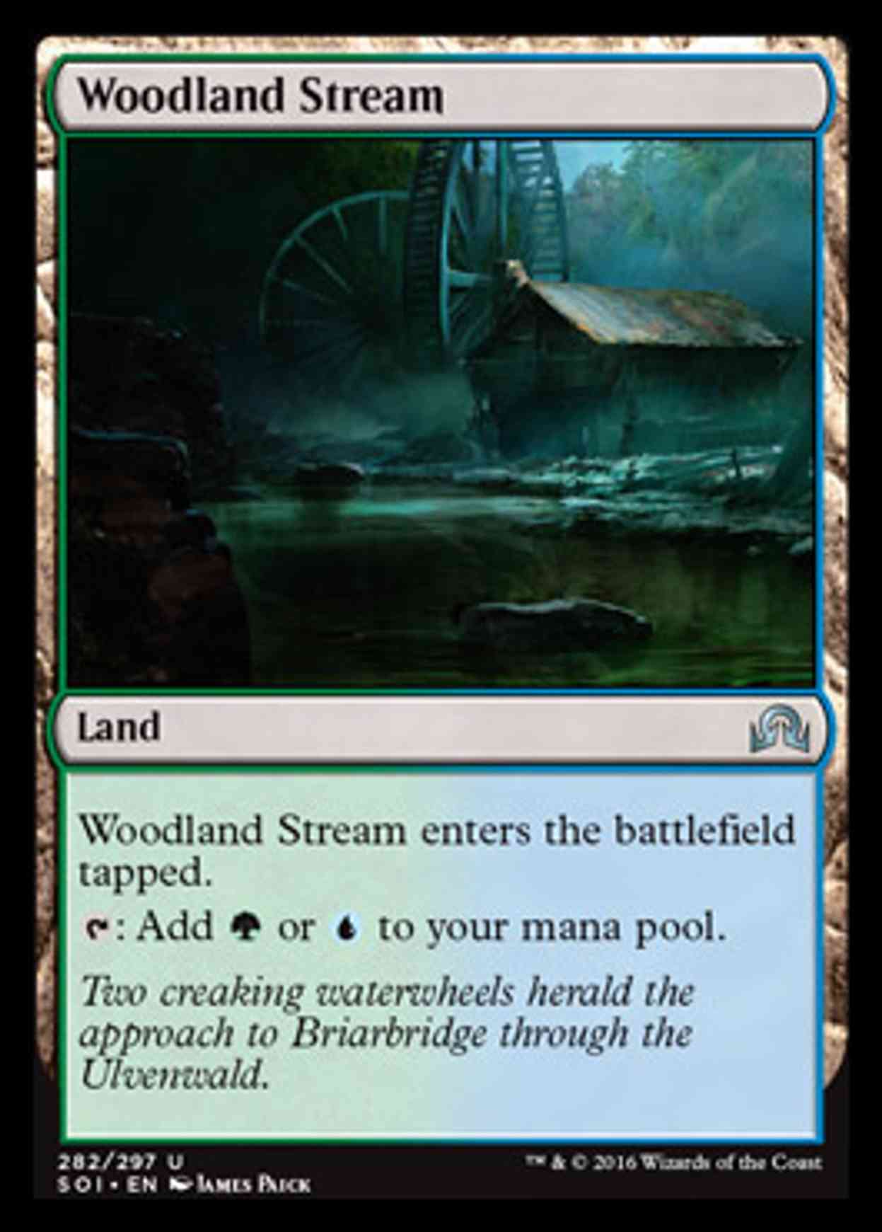 Woodland Stream magic card front