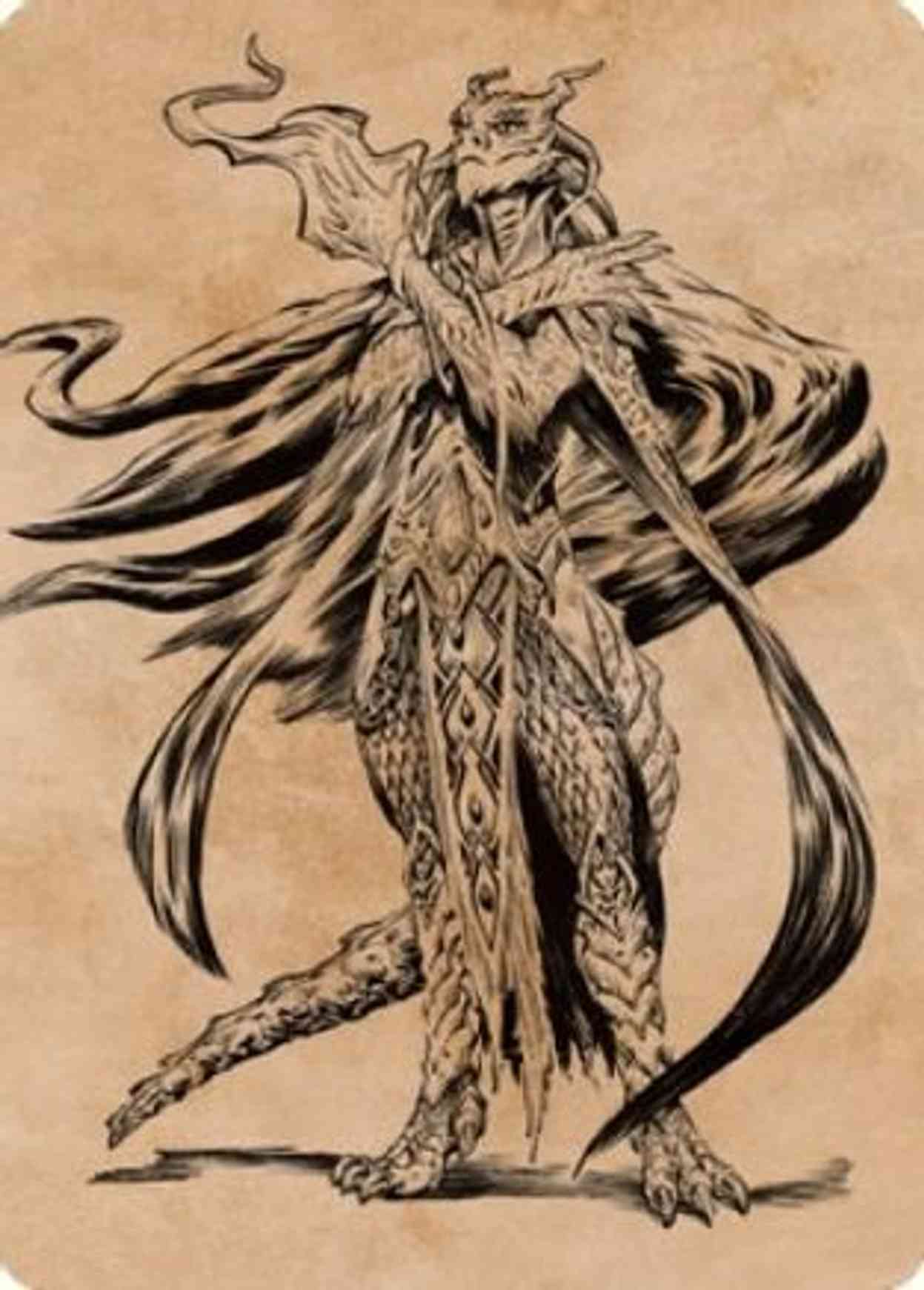 Lozhan, Dragons' Legacy Art Card magic card front