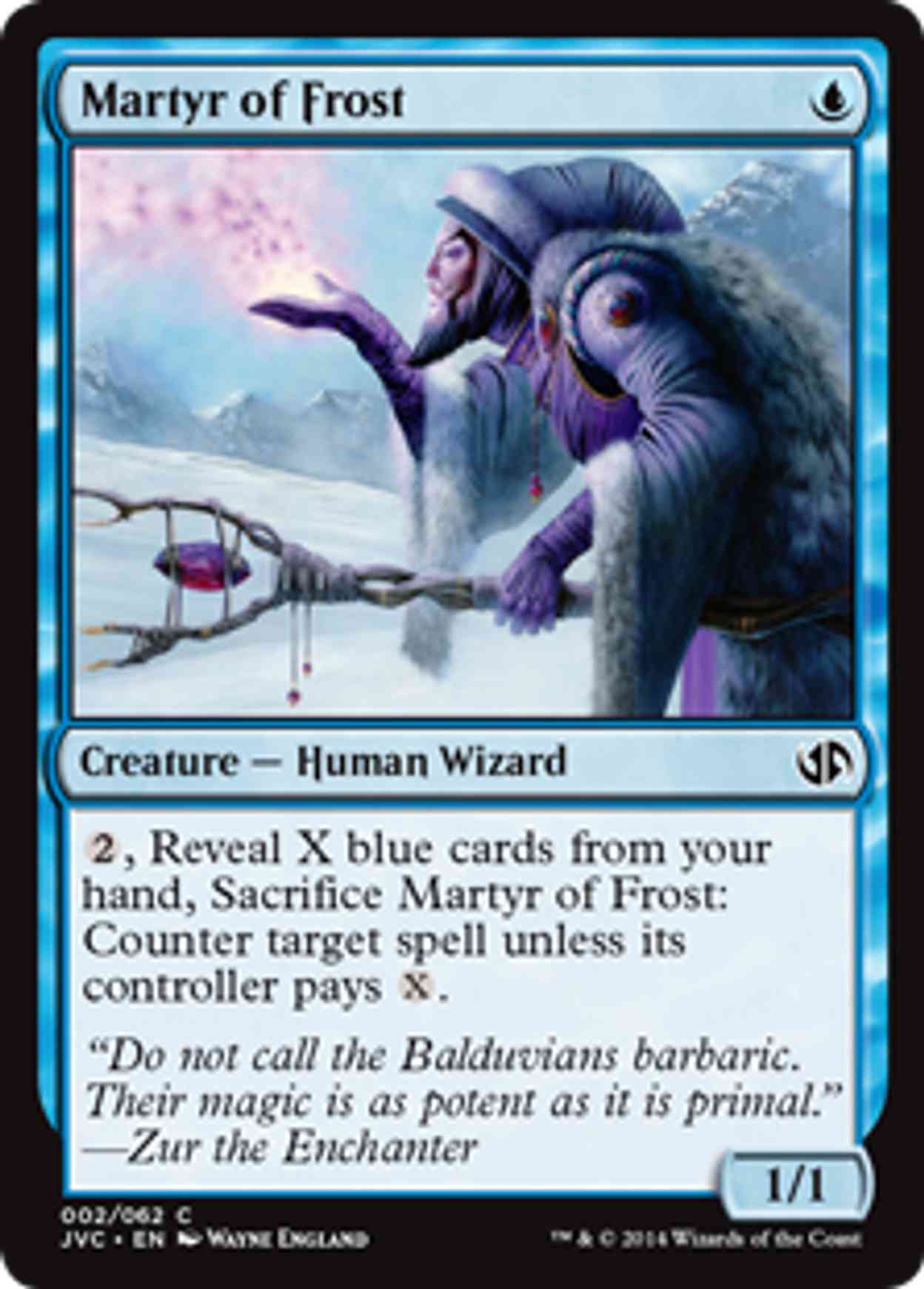 Martyr of Frost magic card front