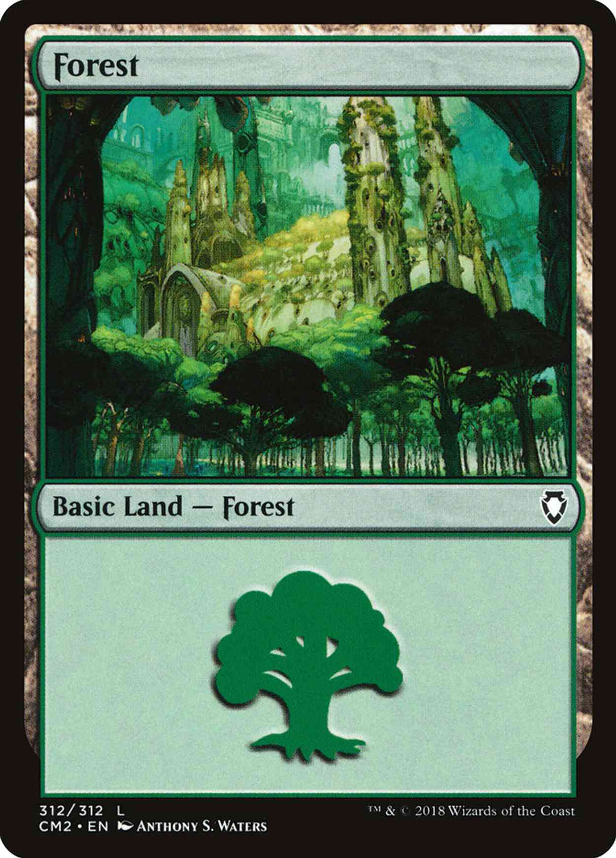 Forest (312) magic card front