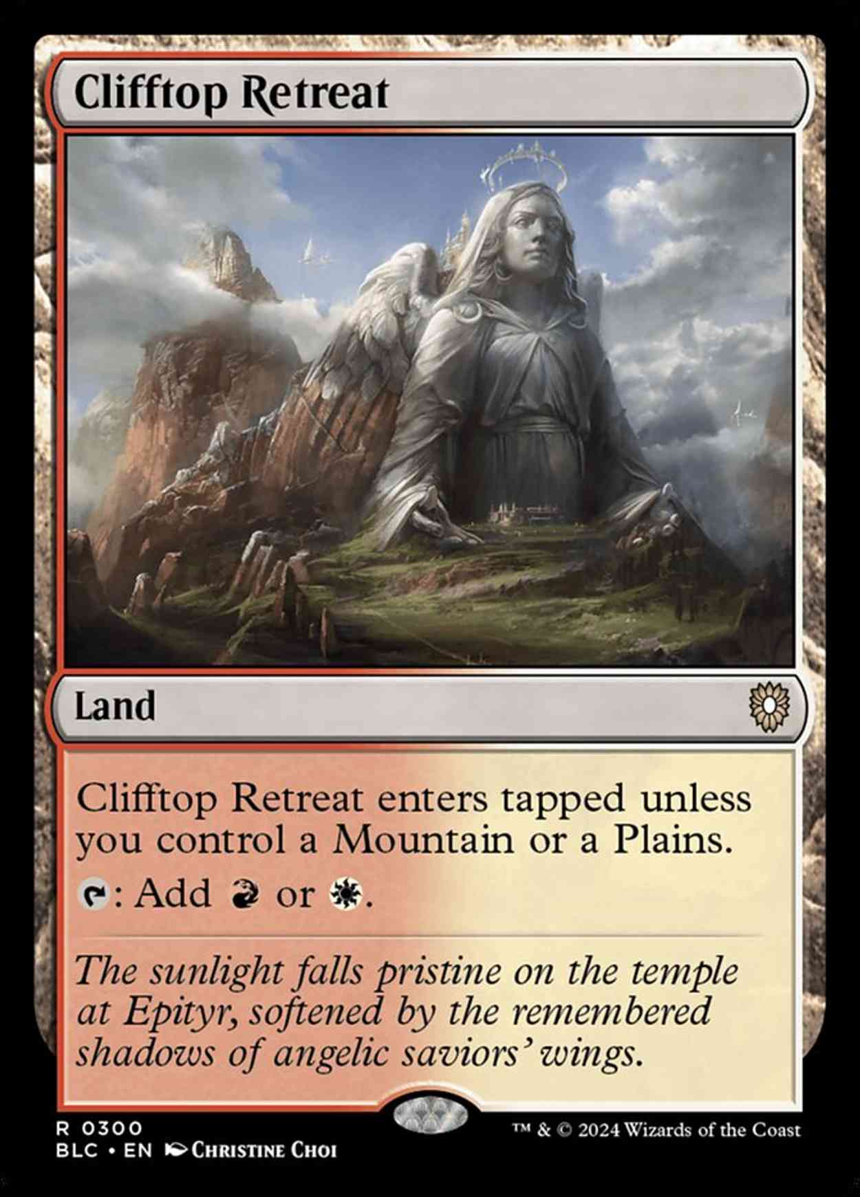 Clifftop Retreat magic card front