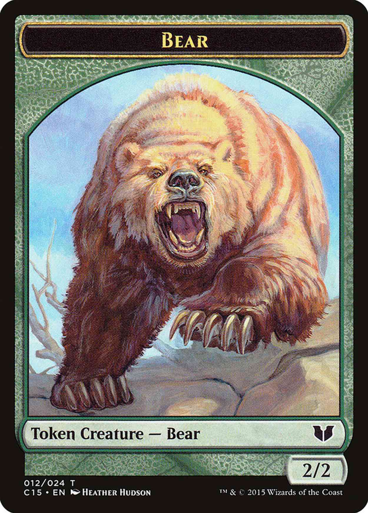 Bear // Spider Double-Sided Token magic card front