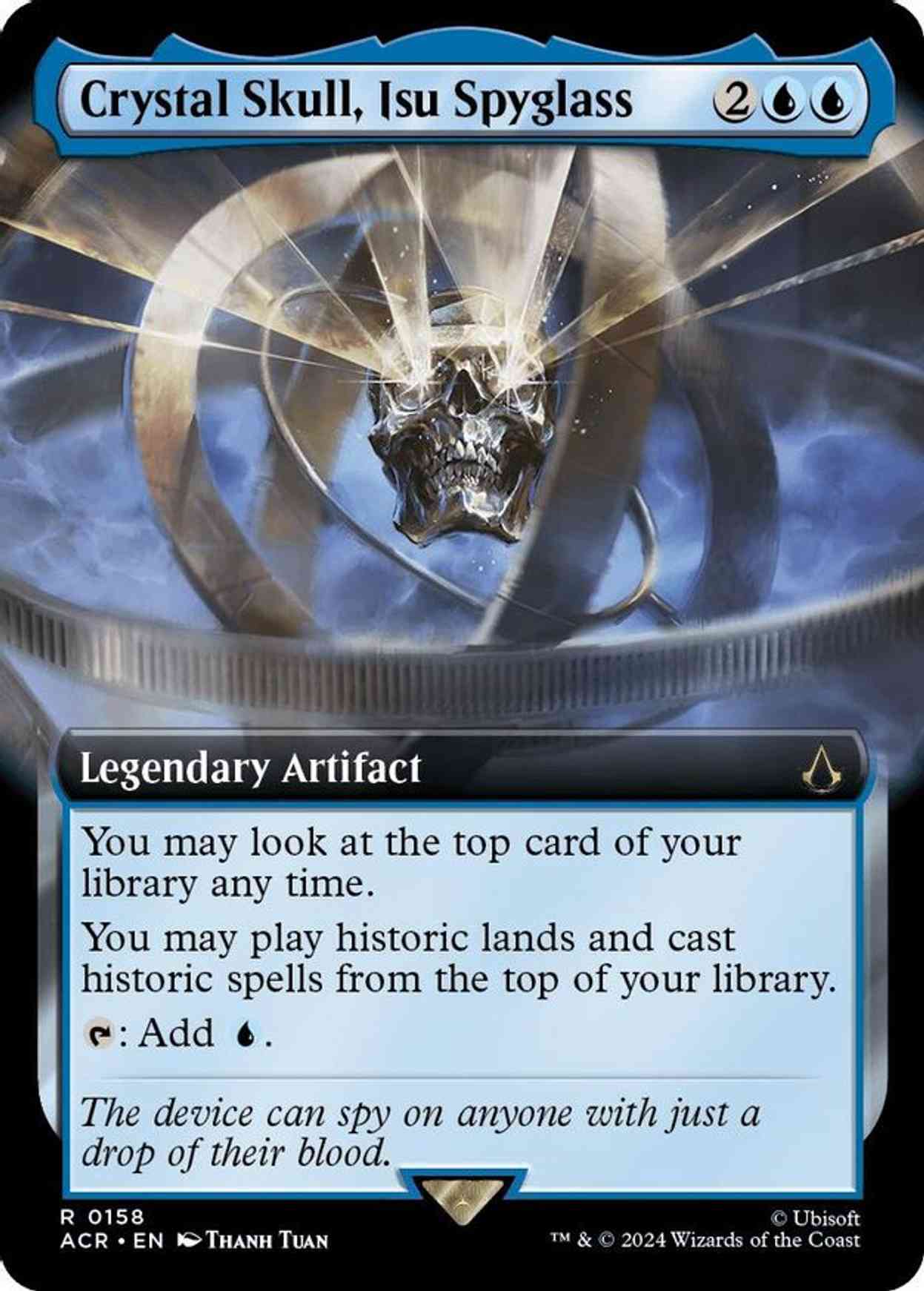 Crystal Skull, Isu Spyglass (Extended Art) magic card front