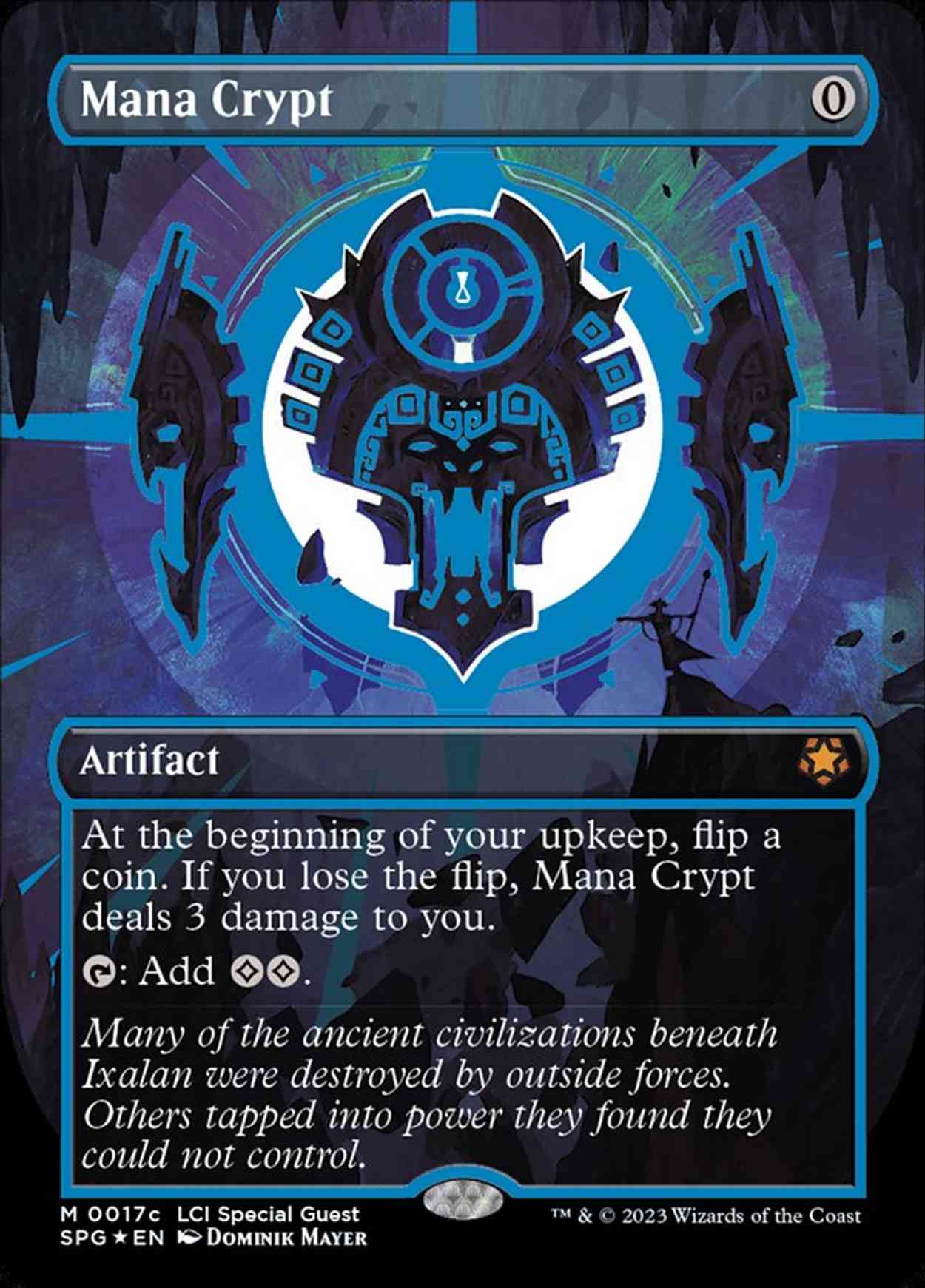 Mana Crypt (0017c) (Borderless) magic card front