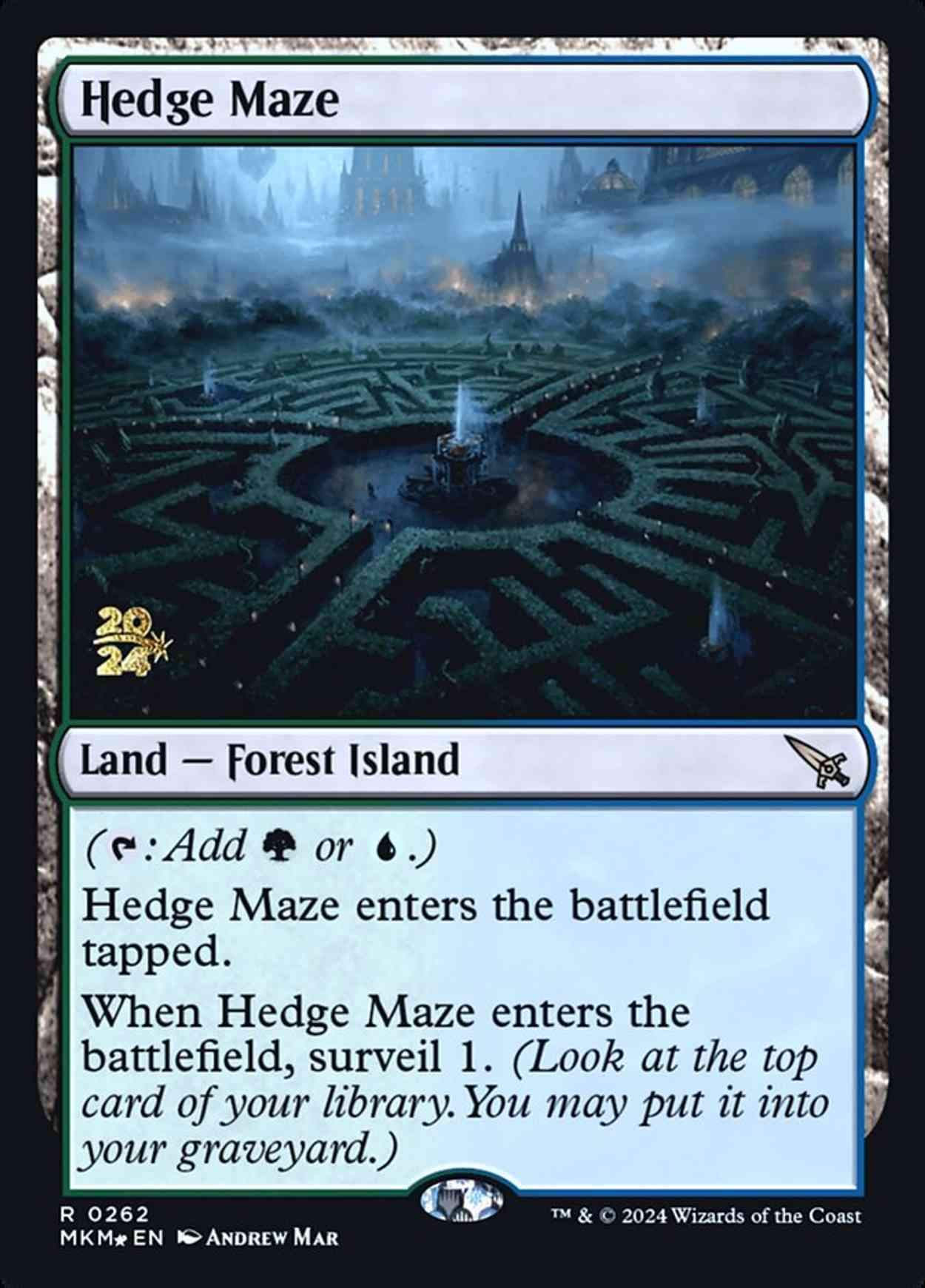 Hedge Maze magic card front