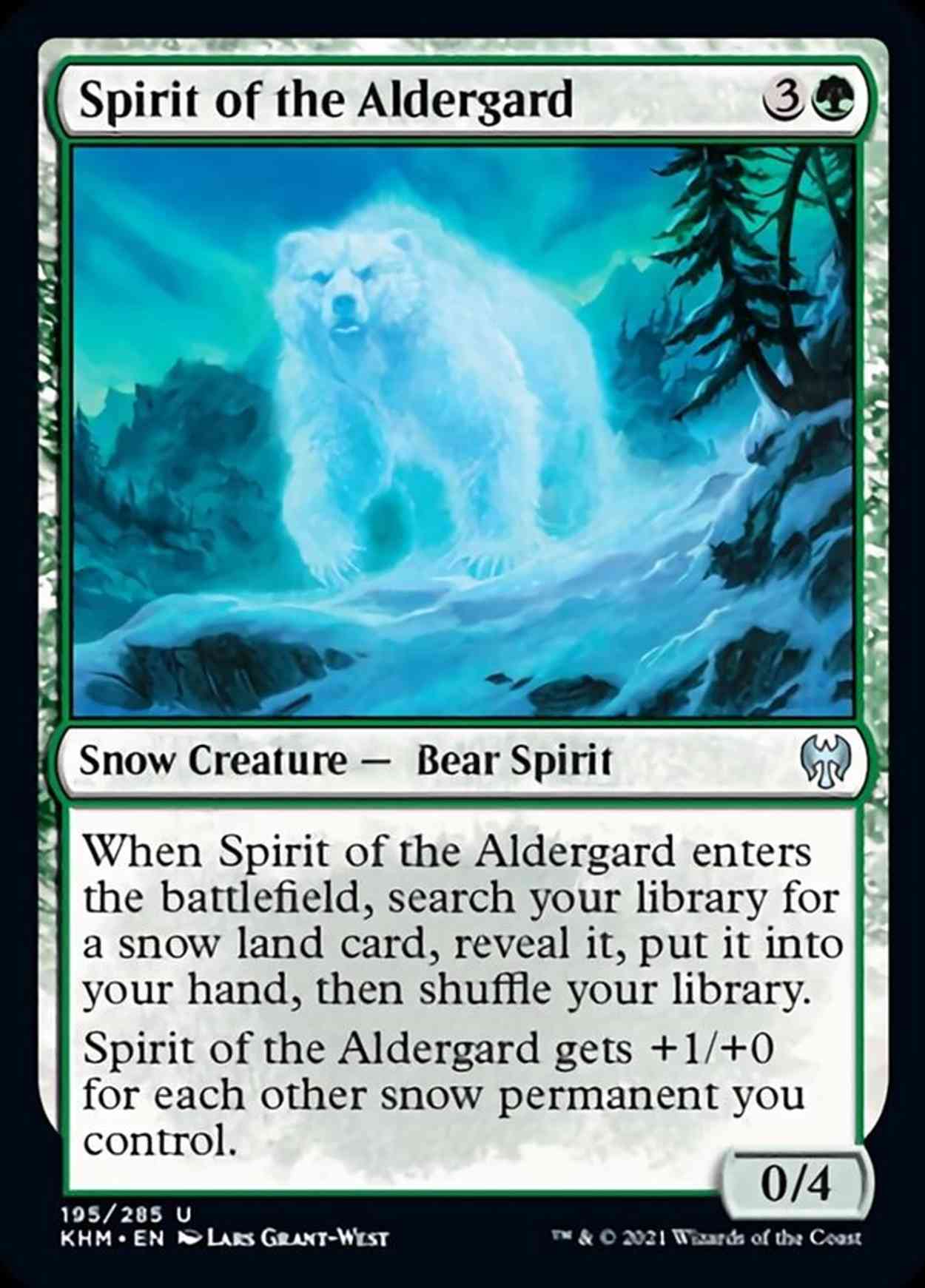 Spirit of the Aldergard magic card front