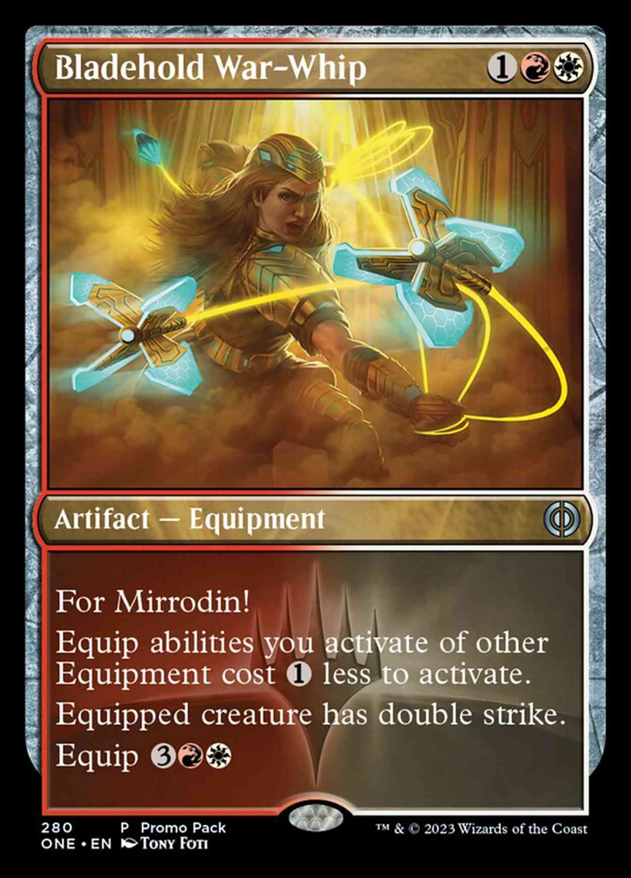 Bladehold War-Whip magic card front