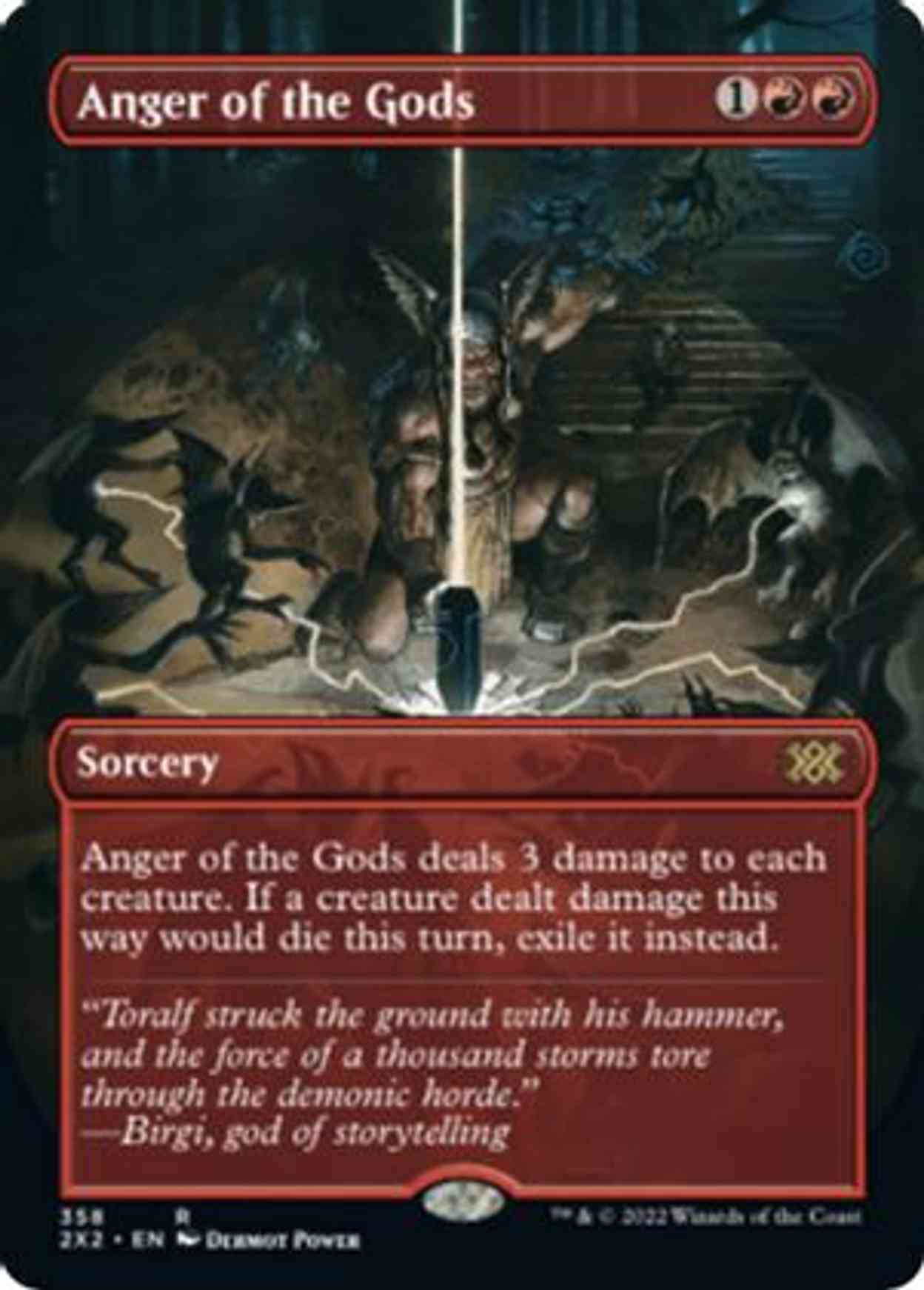 Anger of the Gods (Borderless) magic card front