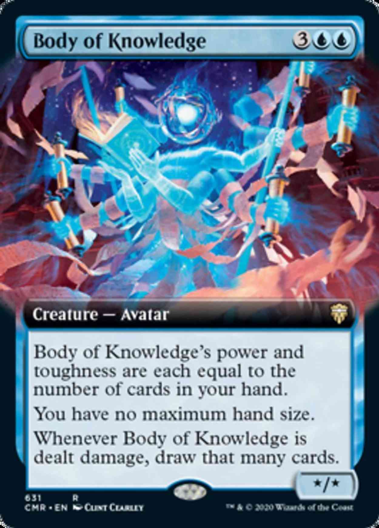 Body of Knowledge (Extended Art) magic card front