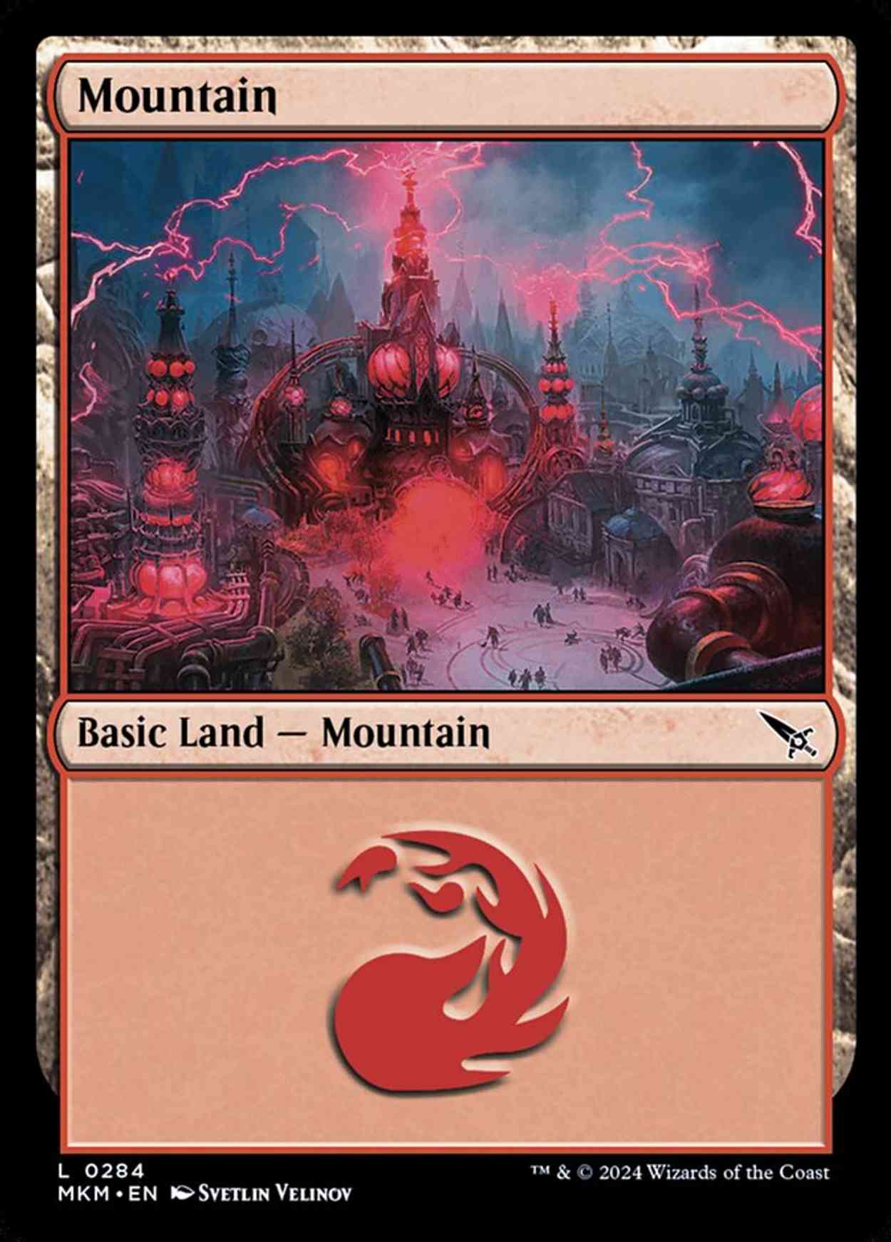Mountain (0284) magic card front