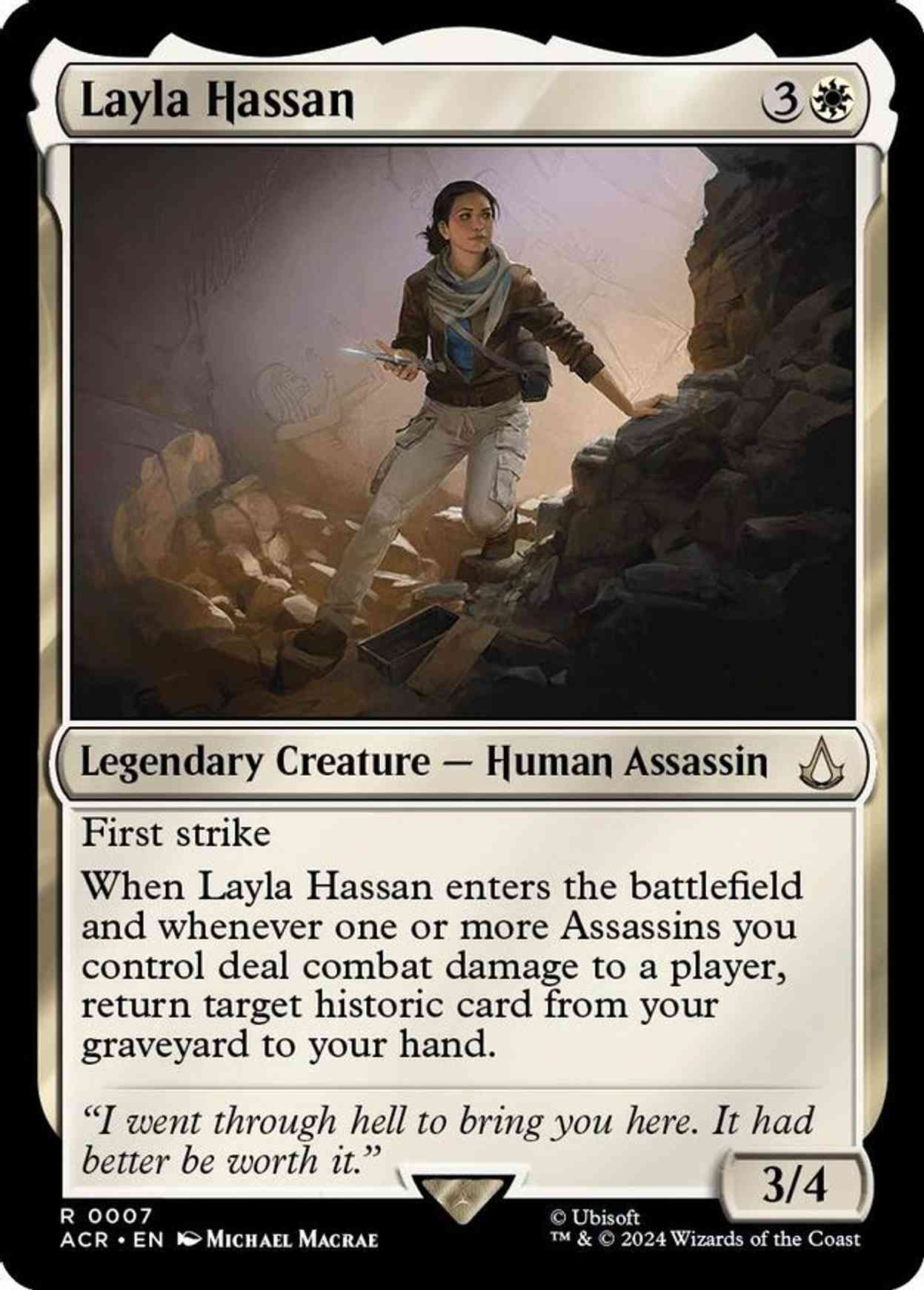Layla Hassan magic card front