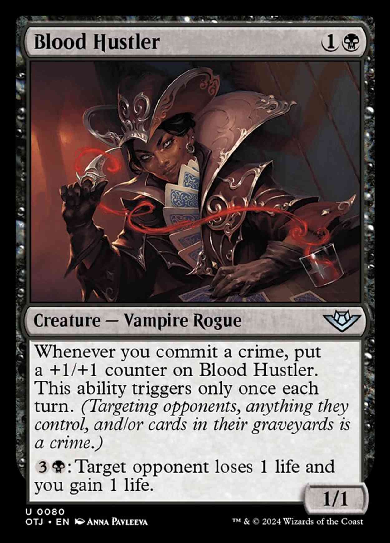 Blood Hustler magic card front