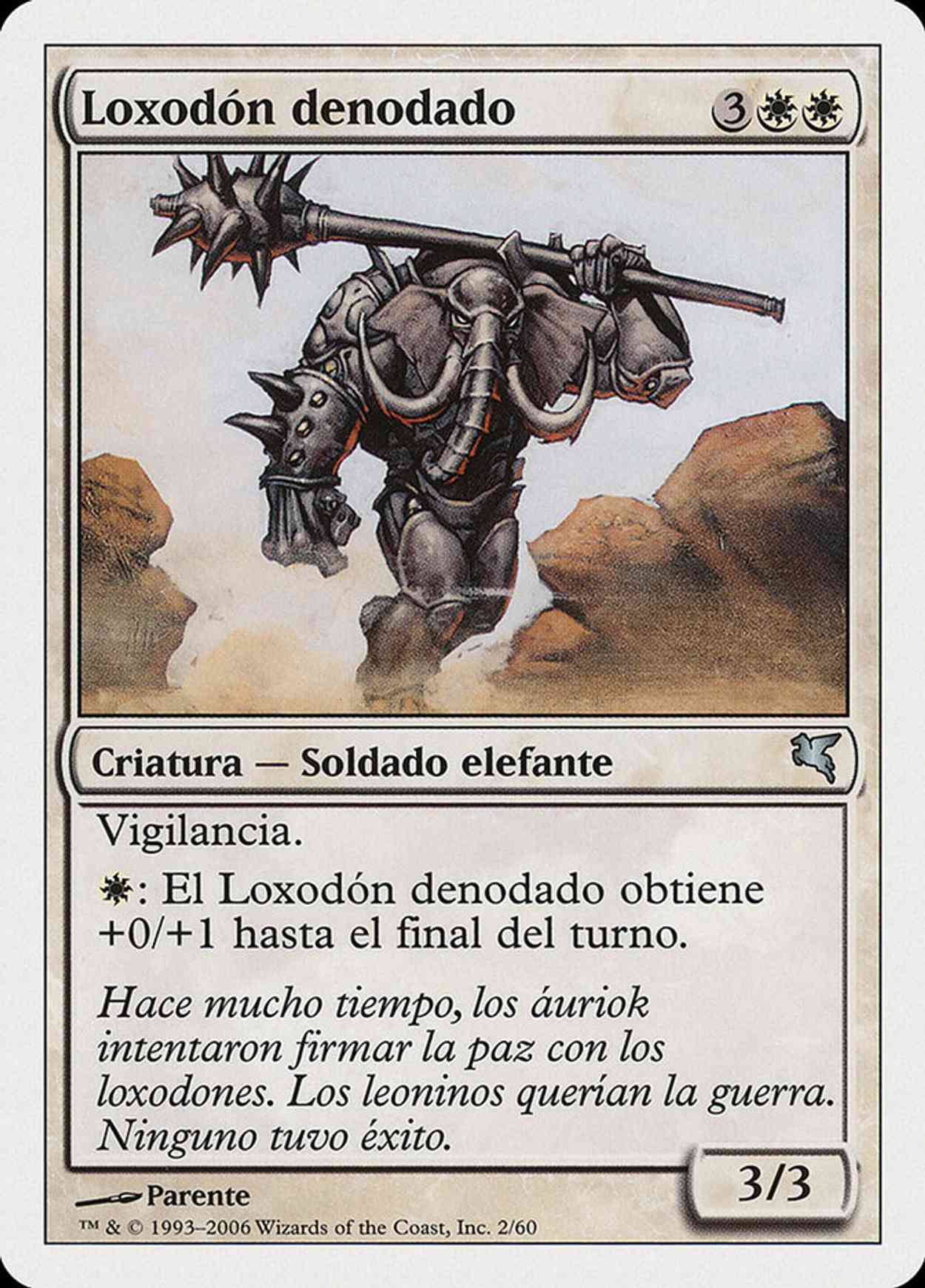 Loxodon Stalwart (Retro Frame) magic card front