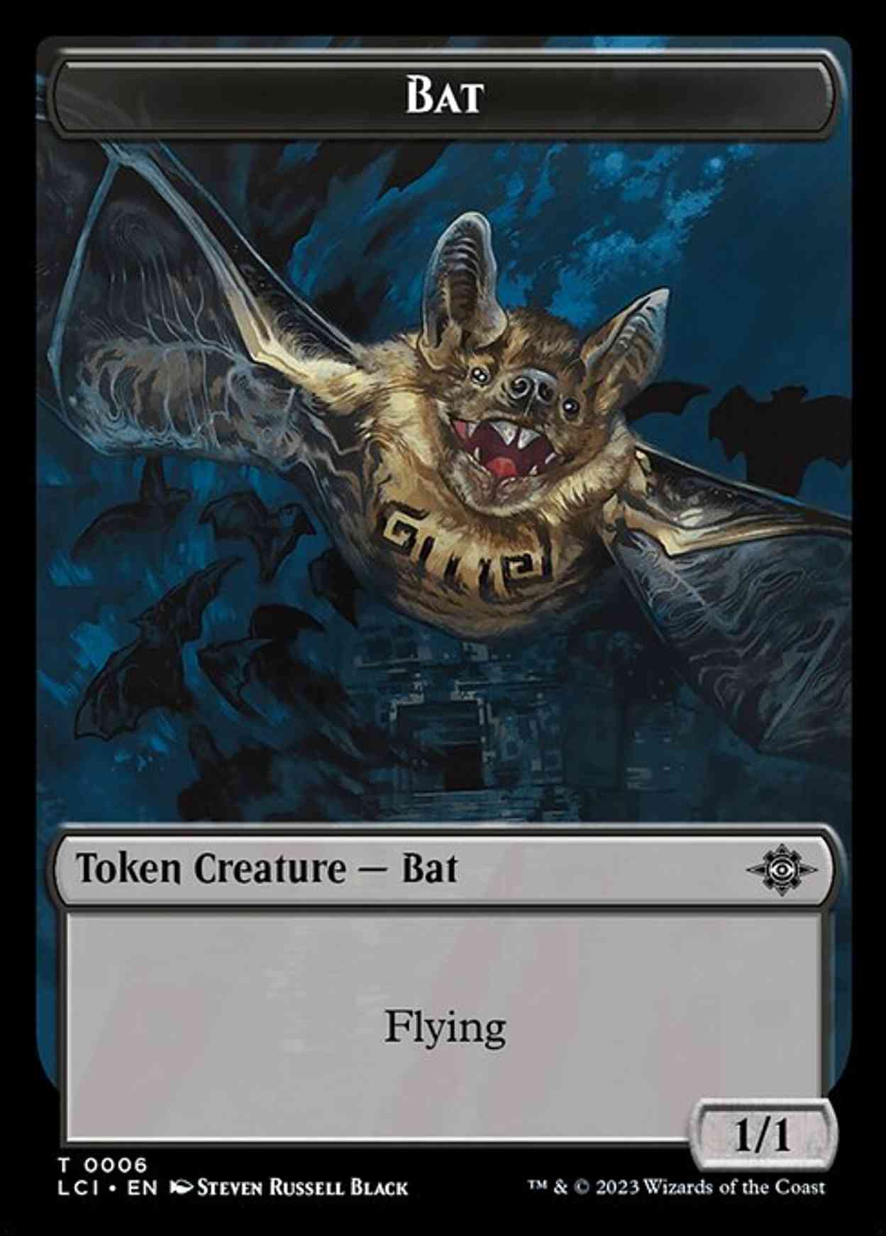 Bat // Vampire (0004) Double-Sided Token magic card front