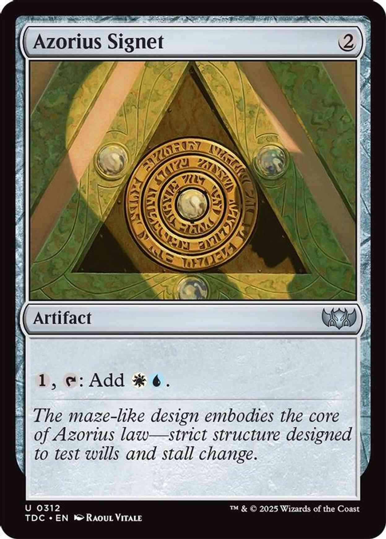Azorius Signet magic card front