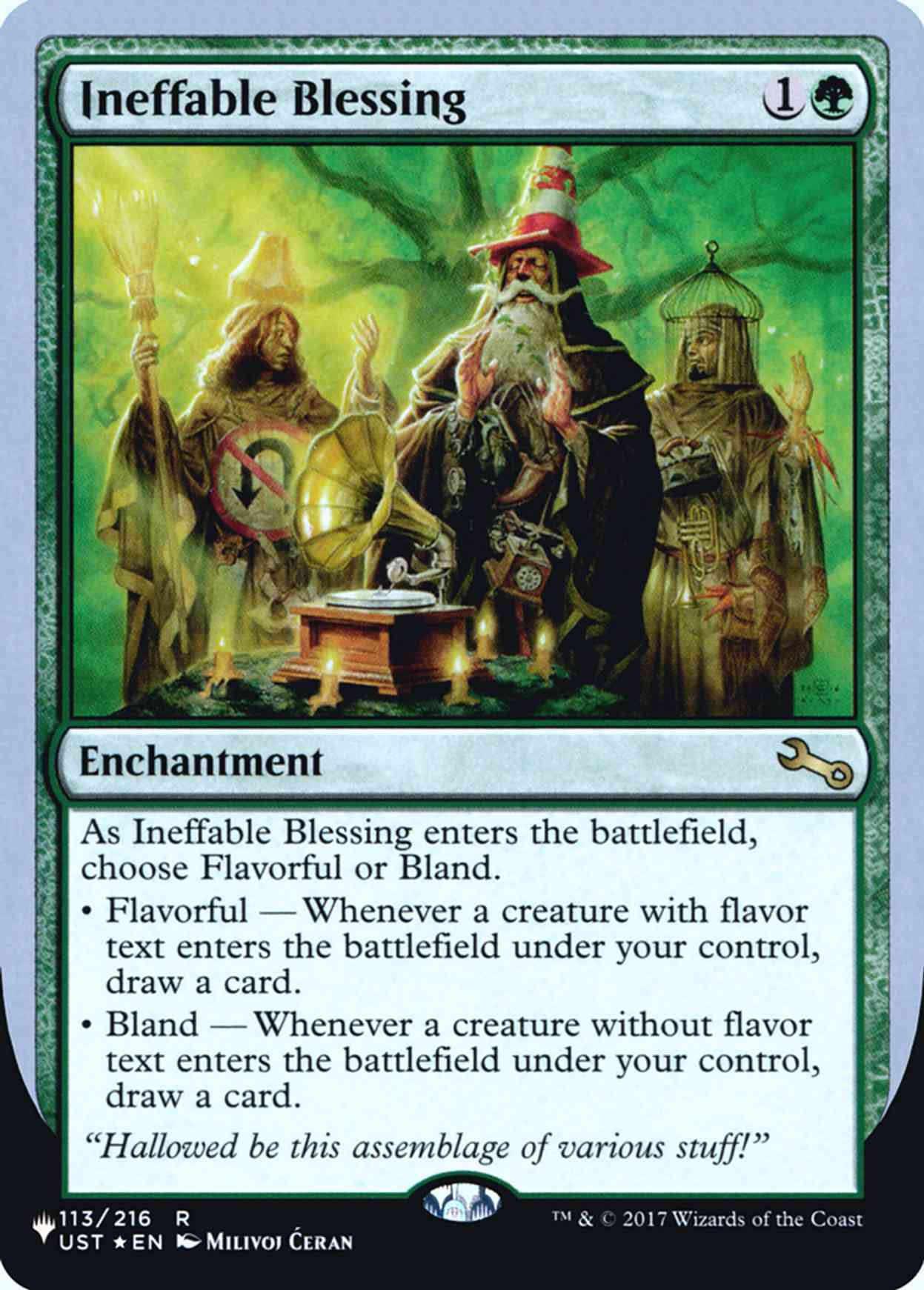 Ineffable Blessing (A) magic card front