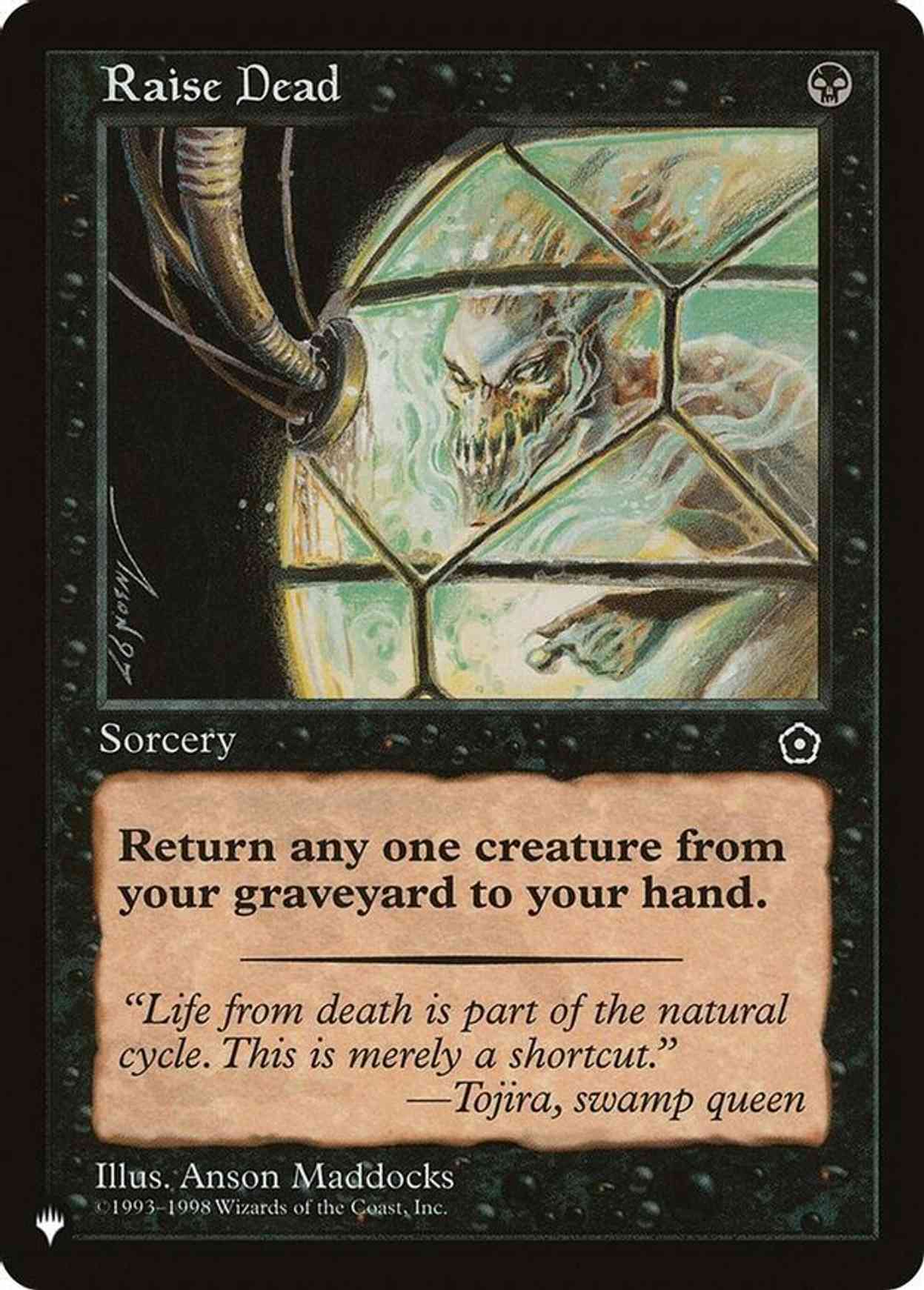 Raise Dead magic card front