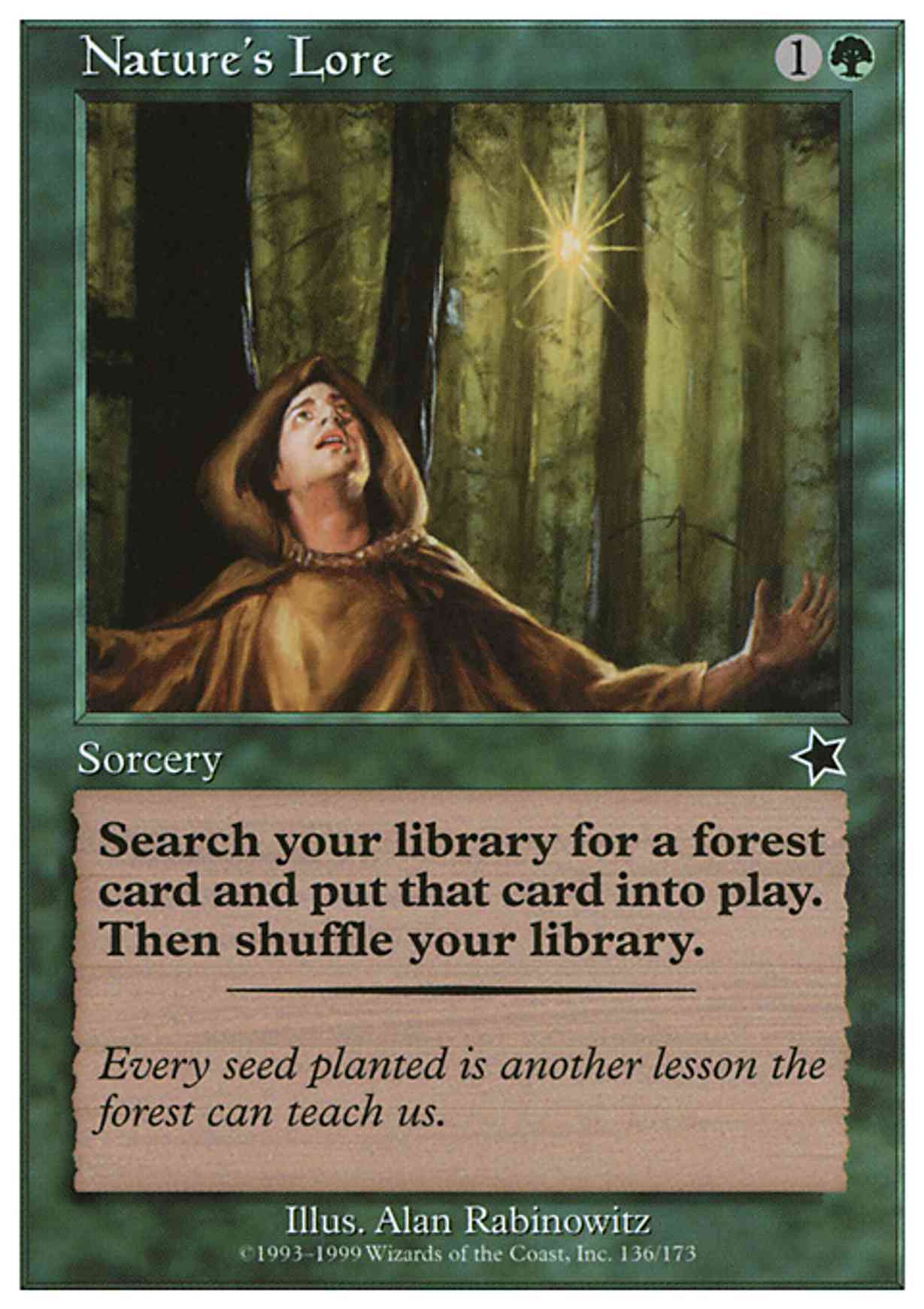 Nature's Lore magic card front