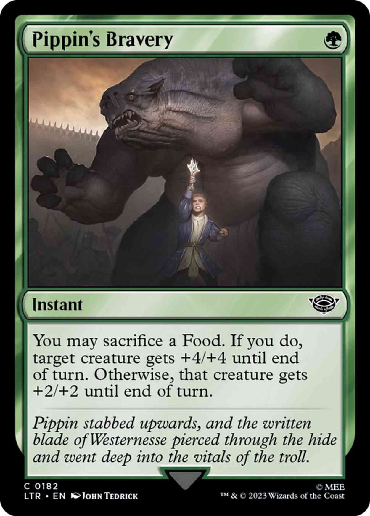 Pippin's Bravery magic card front