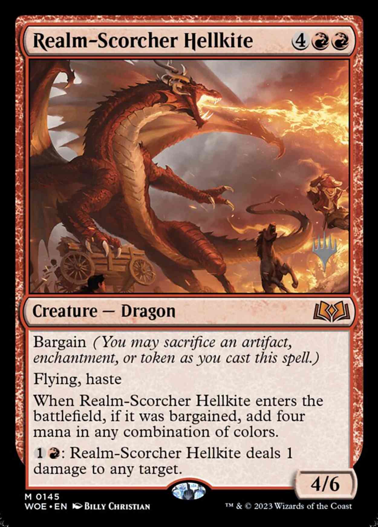 Realm-Scorcher Hellkite magic card front