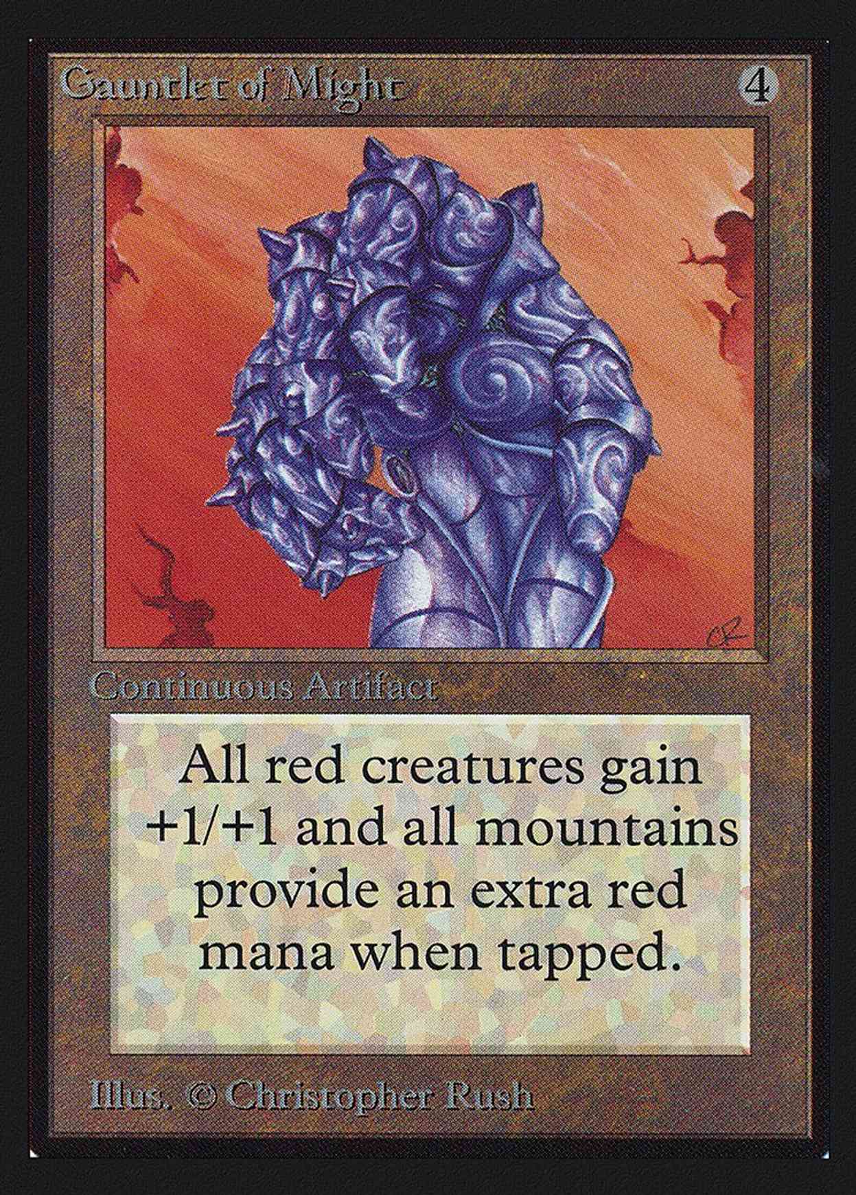 Gauntlet of Might (CE) magic card front