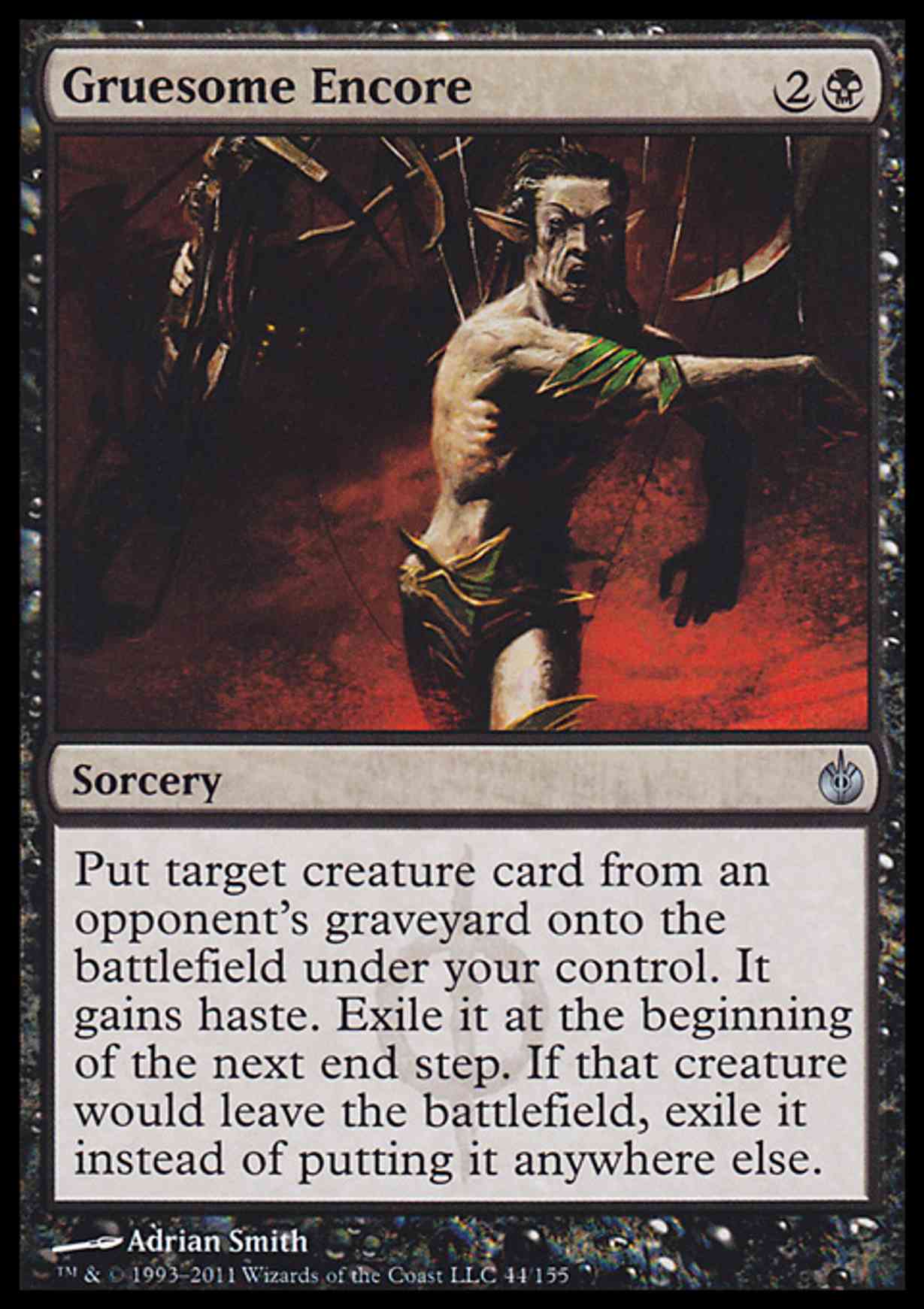 Gruesome Encore magic card front