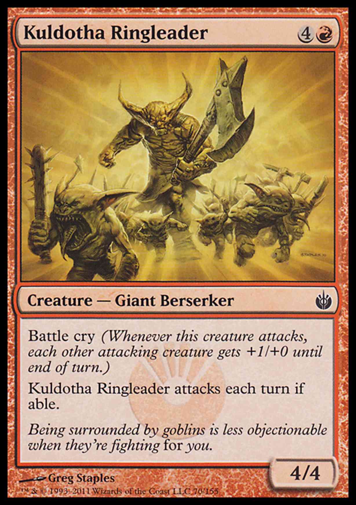 Kuldotha Ringleader magic card front