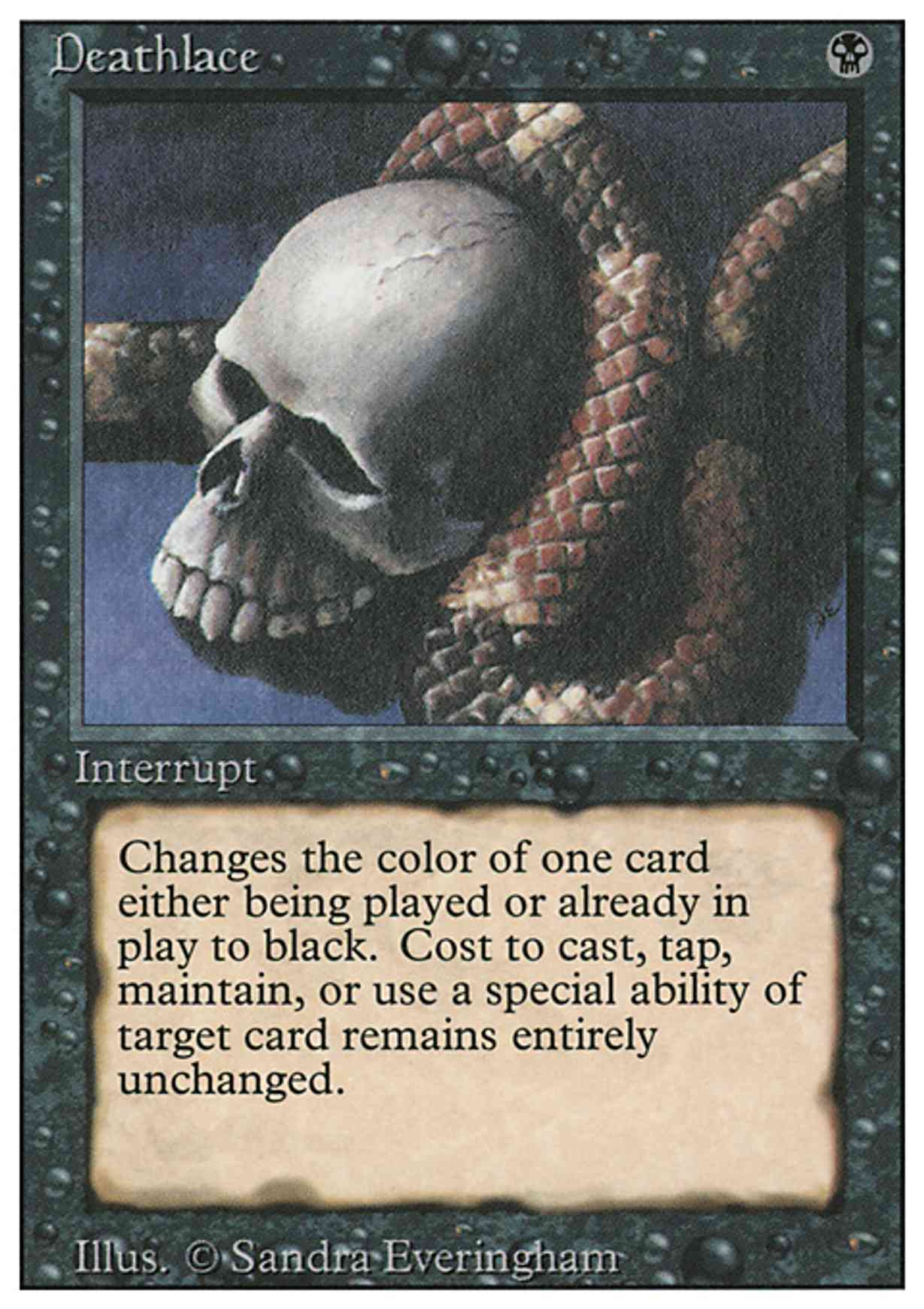 Deathlace magic card front